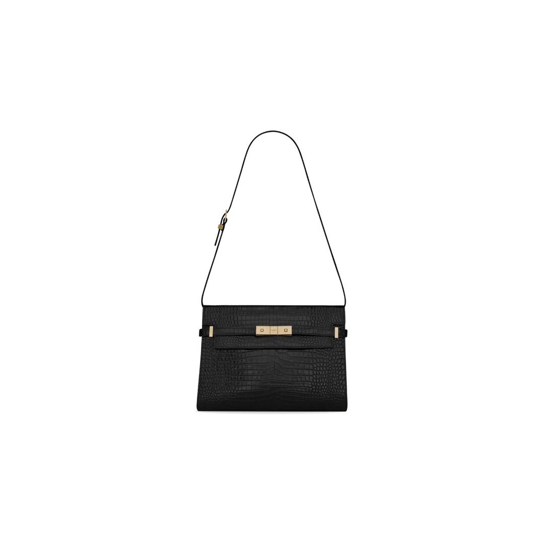 Saint Laurent Paris o1bcso1str1225 Size : OS / Manhattan Crocodile Leather Bag Size ONE SIZE - 1 Thumbnail