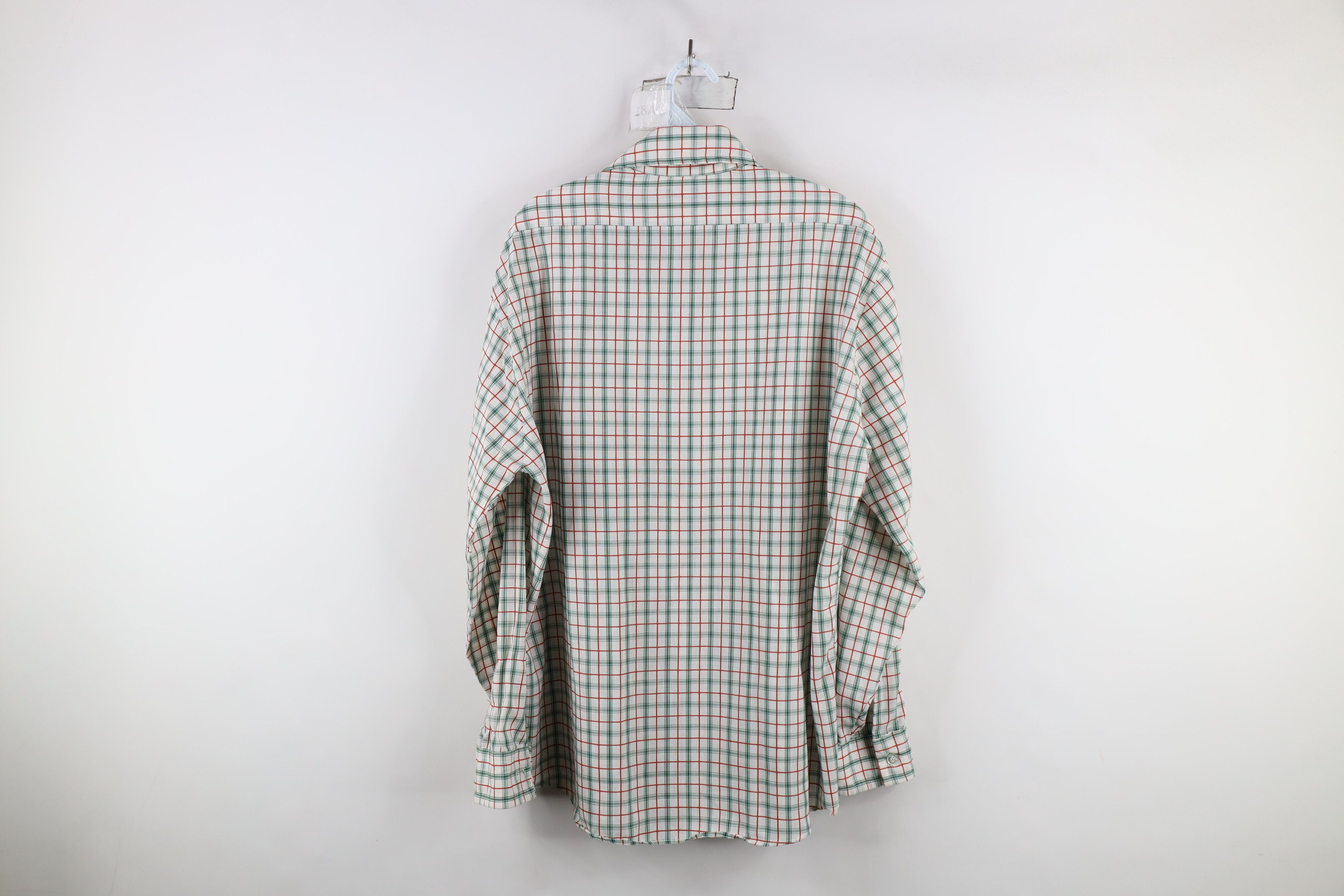 Vintage Vintage 60s 70s Streetwear Collared Button Shirt Plaid USA Size US L / EU 52-54 / 3 - 11 Thumbnail