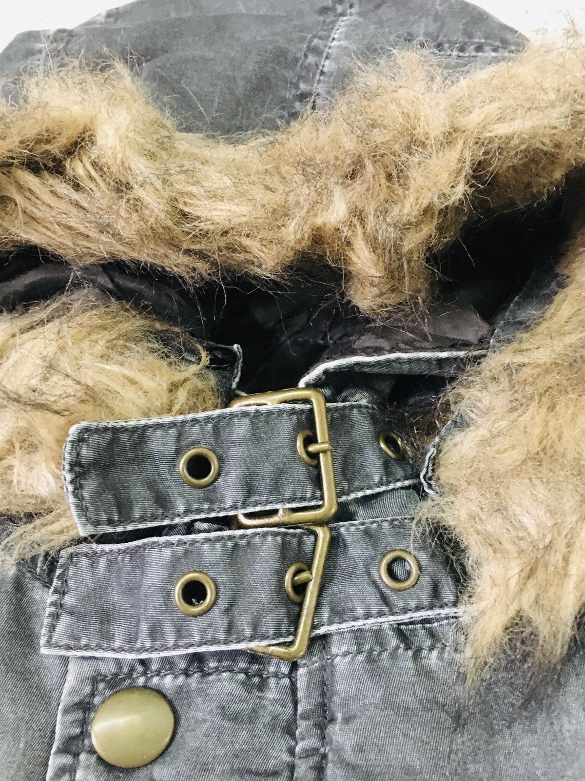 If Six Was Nine × Japanese Brand × Le Grande Bleu (L.G.B.) A07 Incede Punk Bondage Multipocket Fur Hoodie Jacket Size M / US 6-8 / IT 42-44 - 11 Thumbnail