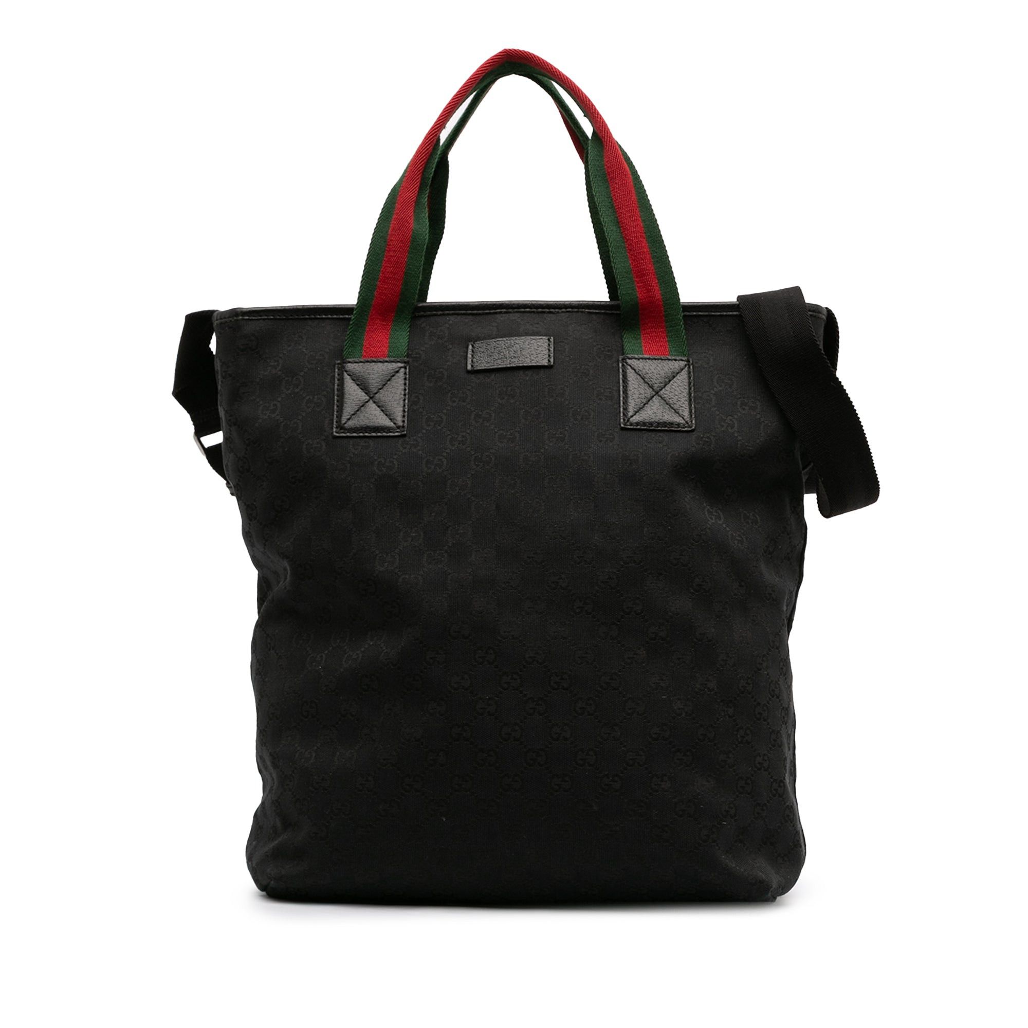 GG Canvas Web Satchel