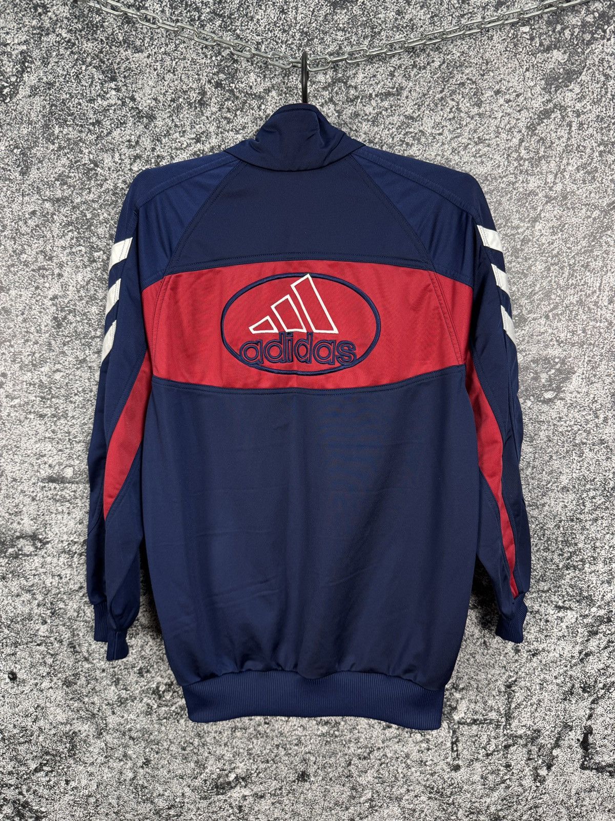 Adidas Adidas Vintage 90s Track Jacket Big Logo Retro Style Size S Size US S / EU 44-46 / 1 - 10 Thumbnail