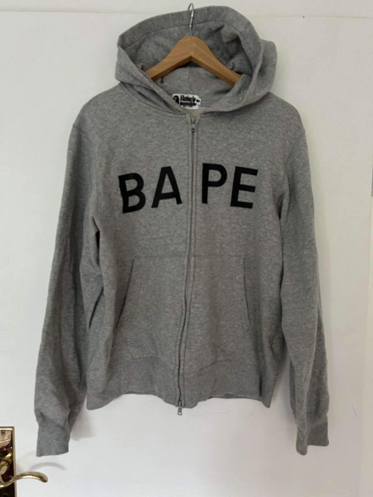 Bape A Bathing Ape BAPE grey zipper Size US L / EU 52-54 / 3 - 1 Thumbnail