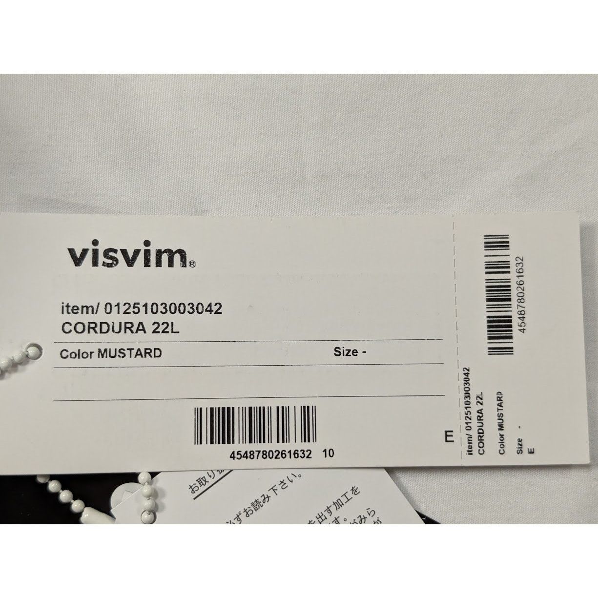 Visvim o1rshd1 Size: OS / Cordura 22L Backpack in Mustard Size ONE SIZE - 22 Thumbnail