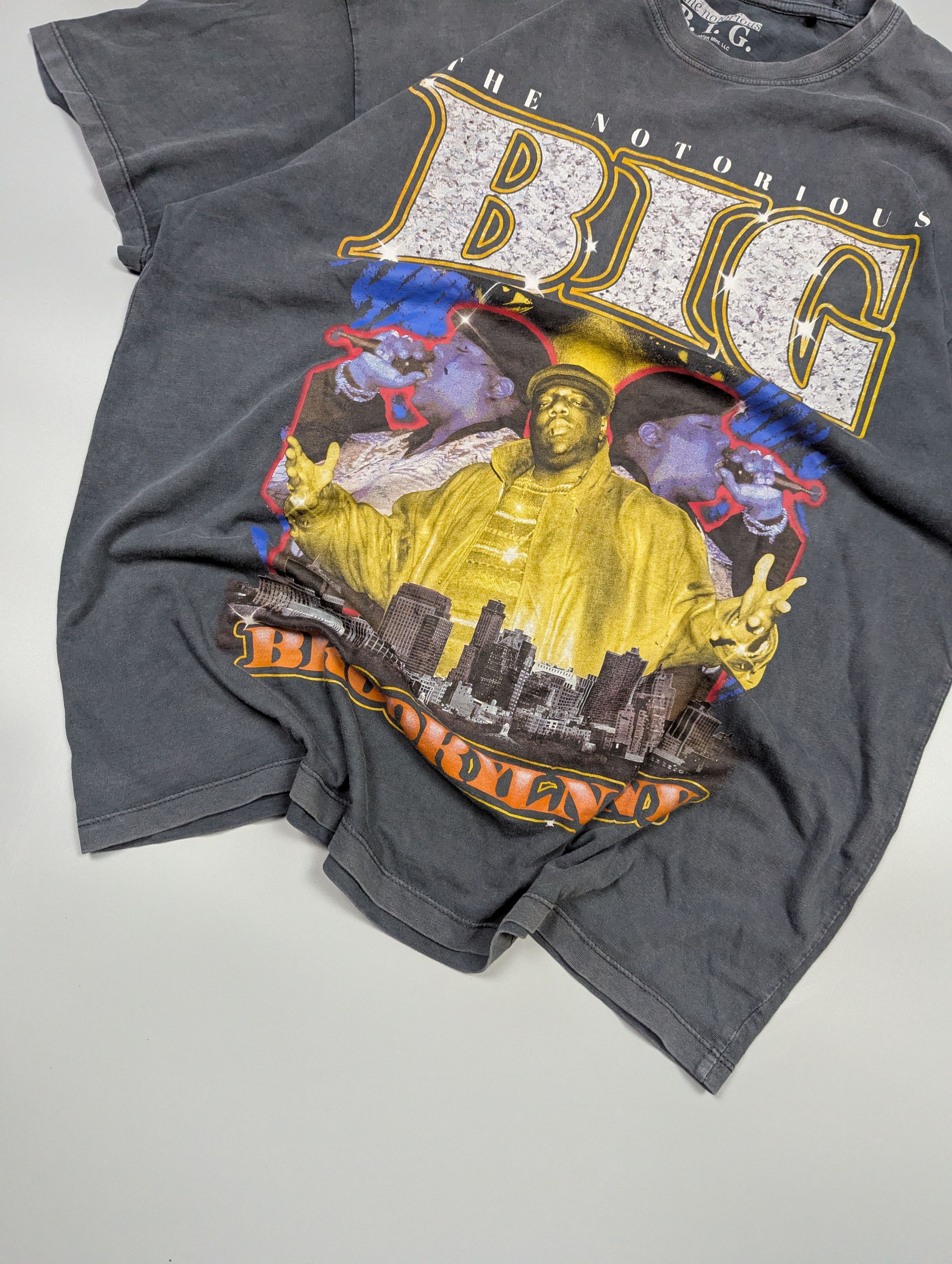 Pull & Bear Notorious B.I.G. x Pull & Bear Graphic T-Shirt Brooklyn Size US XL / EU 56 / 4 - 4 Thumbnail