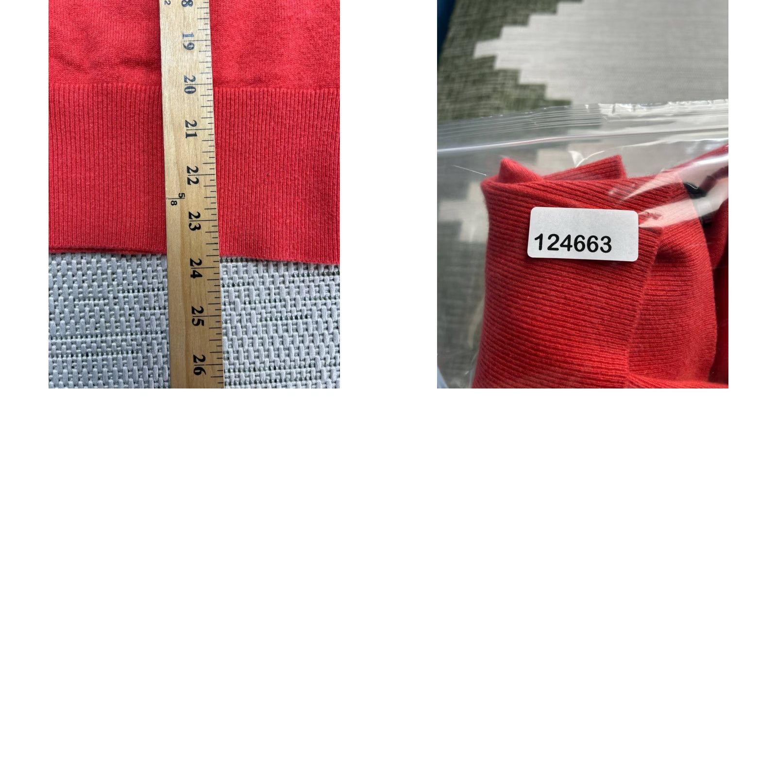 Akris Akris Sweater Womens 6 Red Cashmere V-Neck Tight Knit Ribbed Relaxed Fit Winter Size M / US 6-8 / IT 42-44 - 9 Thumbnail
