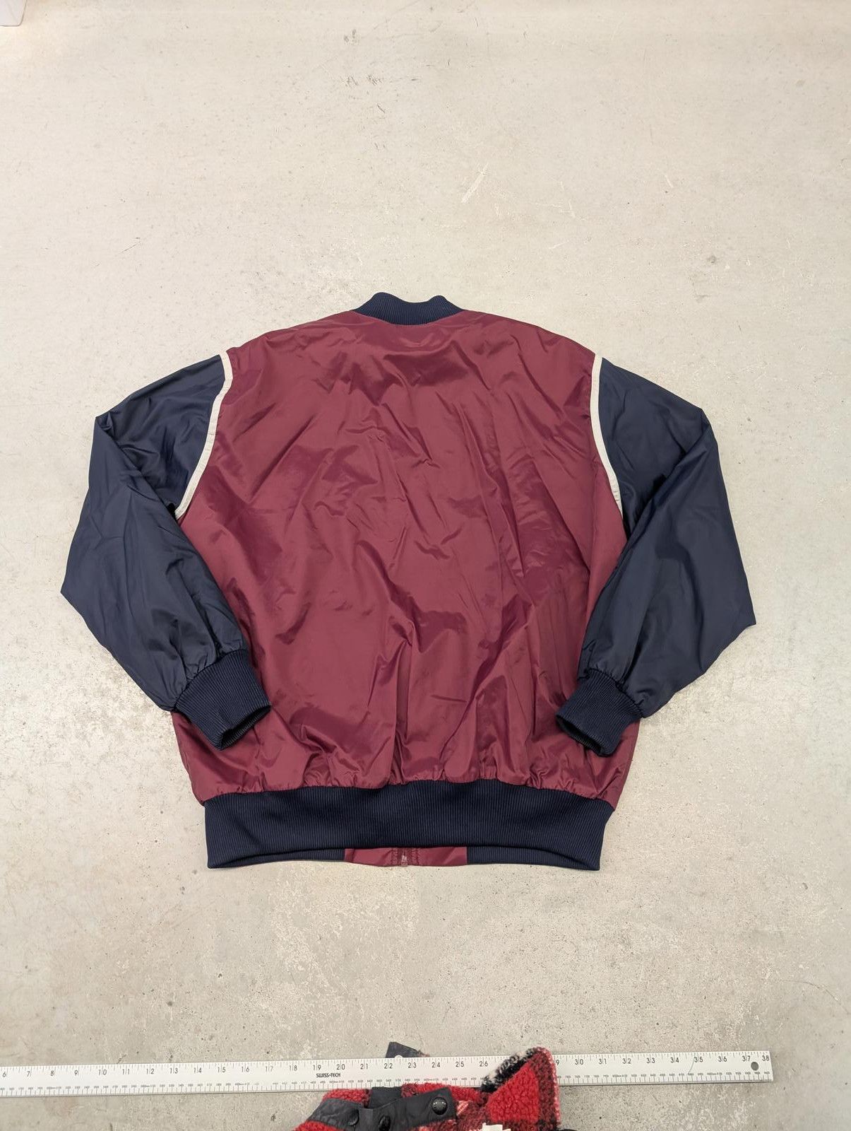 Adidas Vintage 80s Adidas Red and Navy Blue Lined Track Jacket Size US XL / EU 56 / 4 - 4 Thumbnail