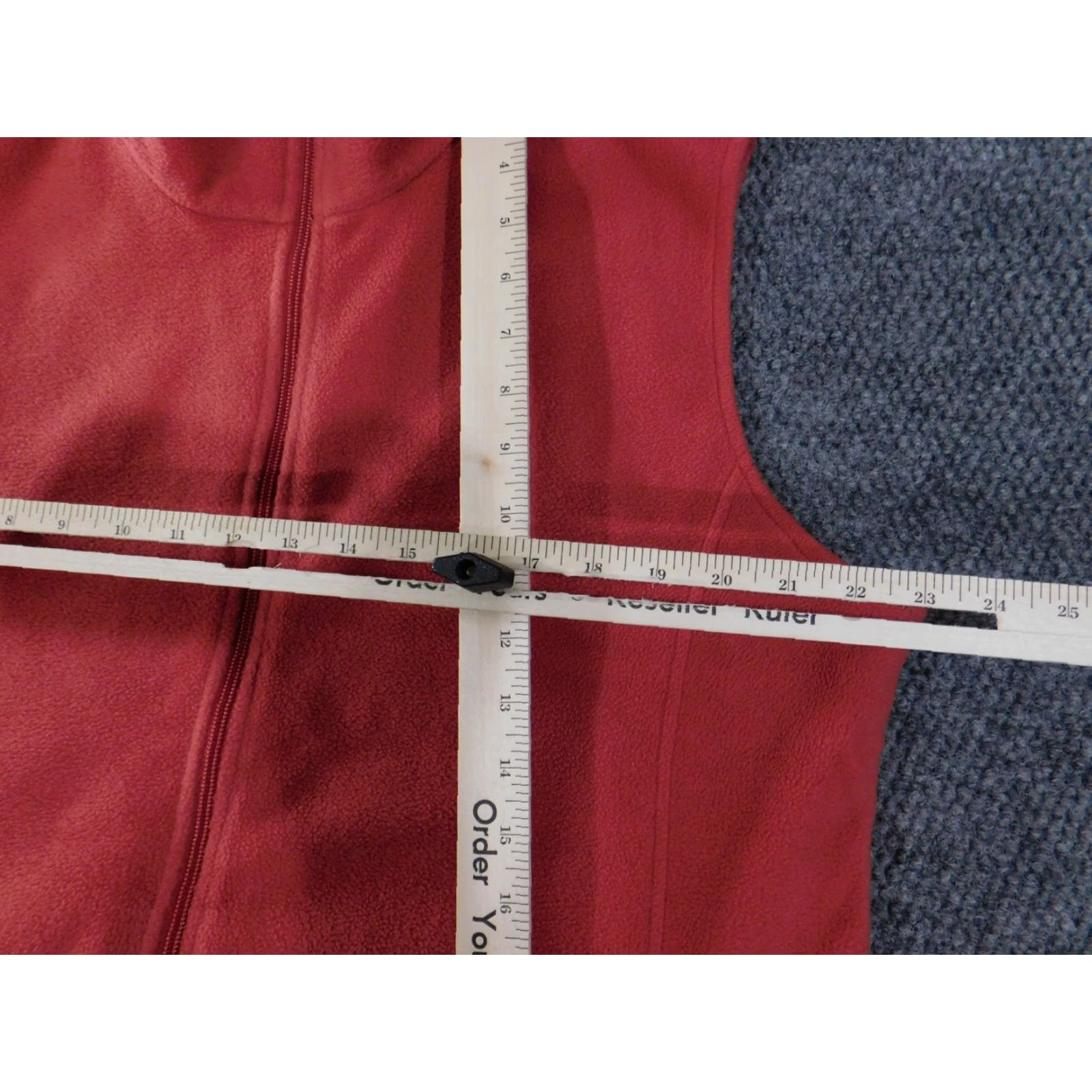 Vintage Woolrich Vest Womens XL Red Full Zip Fleece Outdoor Hiking Warm Layer Shirt Size XL / US 12-14 / IT 48-50 - 5 Thumbnail