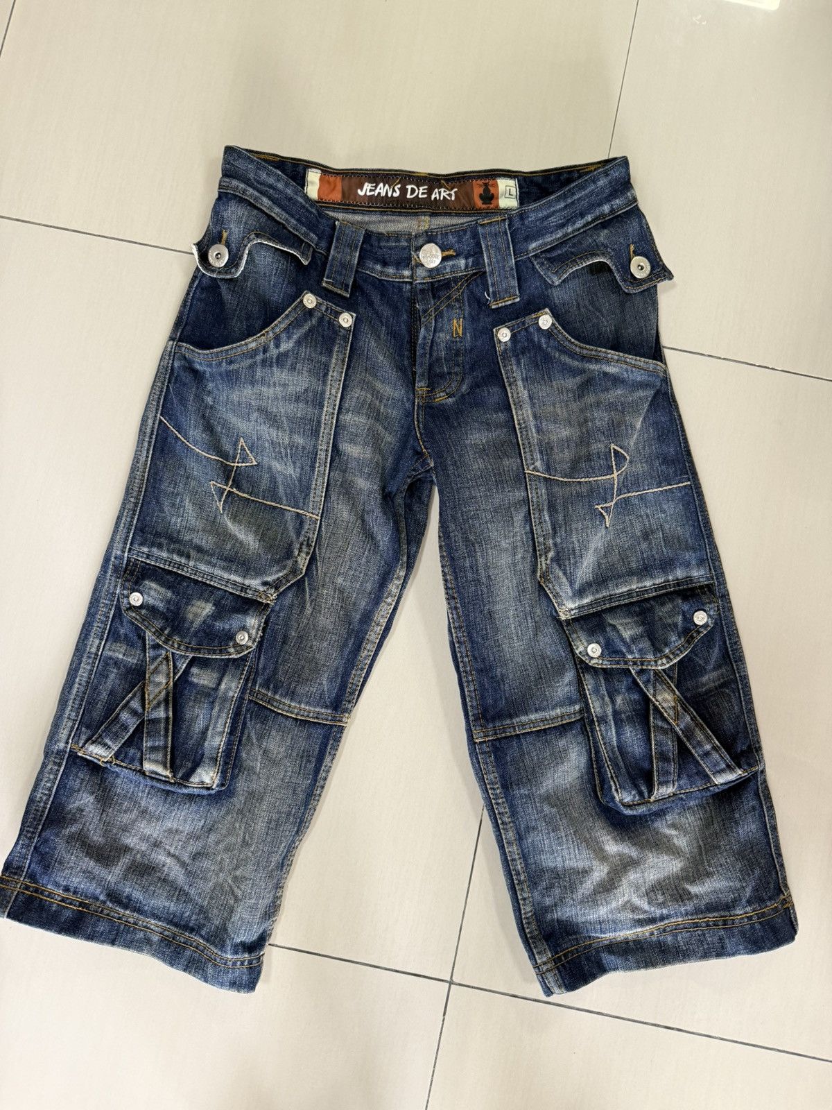 Other Jeans de Art Denim Jorts Bondage Three Quarter pants Size US 34 / EU 50 - 1 Thumbnail