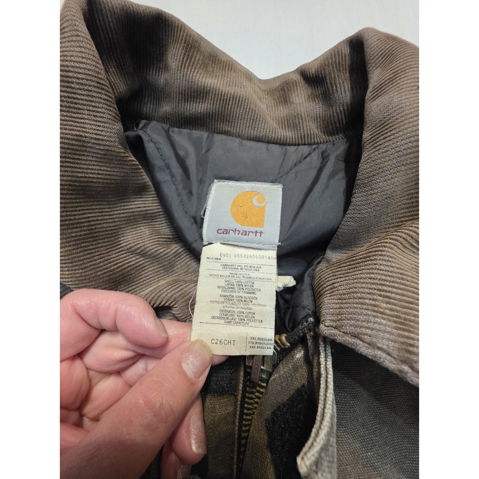 Carhartt Carhartt C26CHT Jacket Men's Leather Tag Size XXL Size US XXL / EU 58 / 5 - 9 Thumbnail