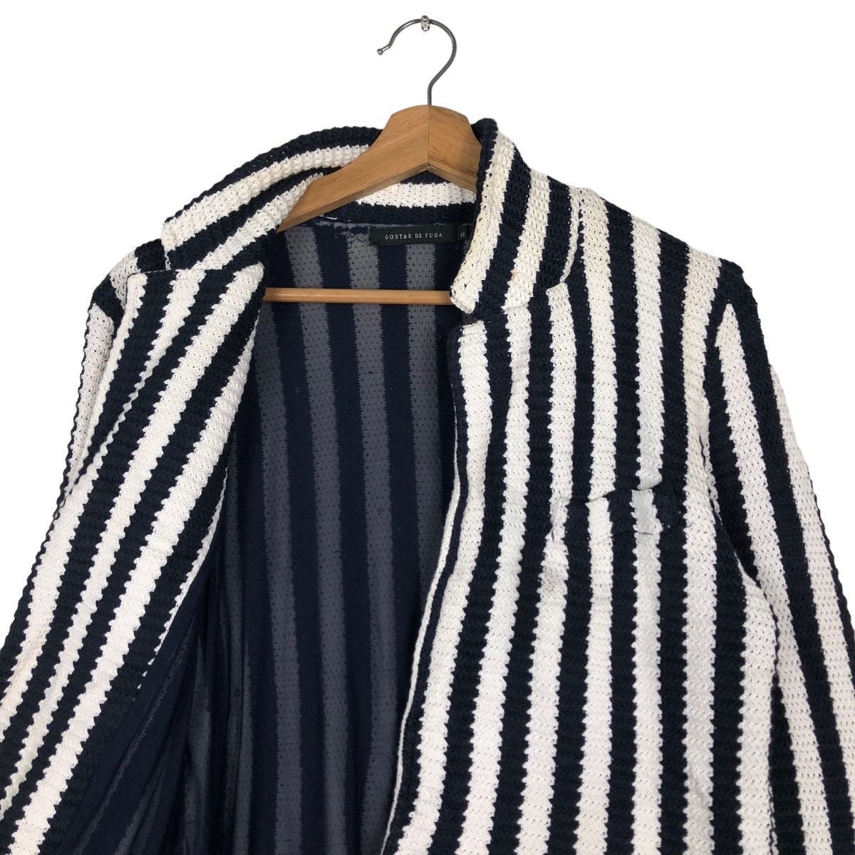 GOSTAR DE FUGA 🔥Hickory Chore Jacket Gostar De Fuga Issey Miyake Japan Size US S / EU 44-46 / 1 - 12 Thumbnail