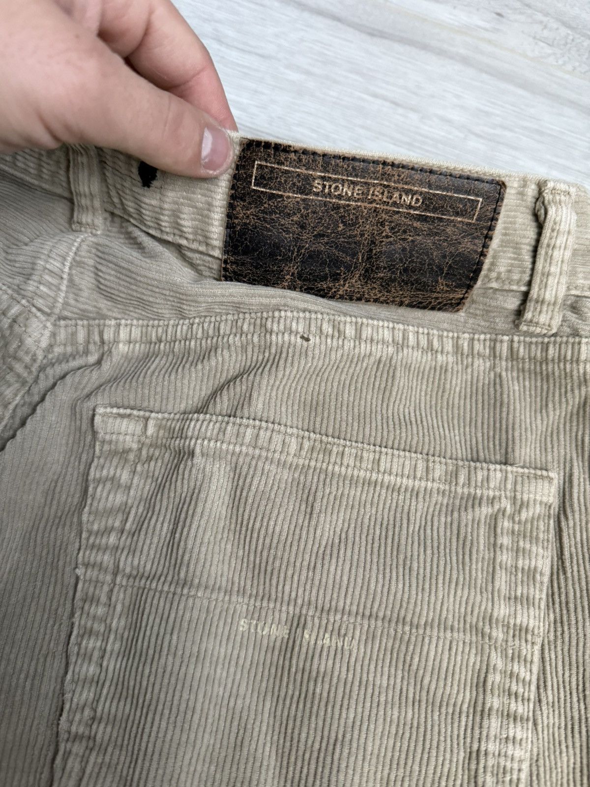 Massimo Osti × Stone Island × Vintage Vintage Velvet Pants Stone Island Size US 32 / EU 48 - 6 Thumbnail