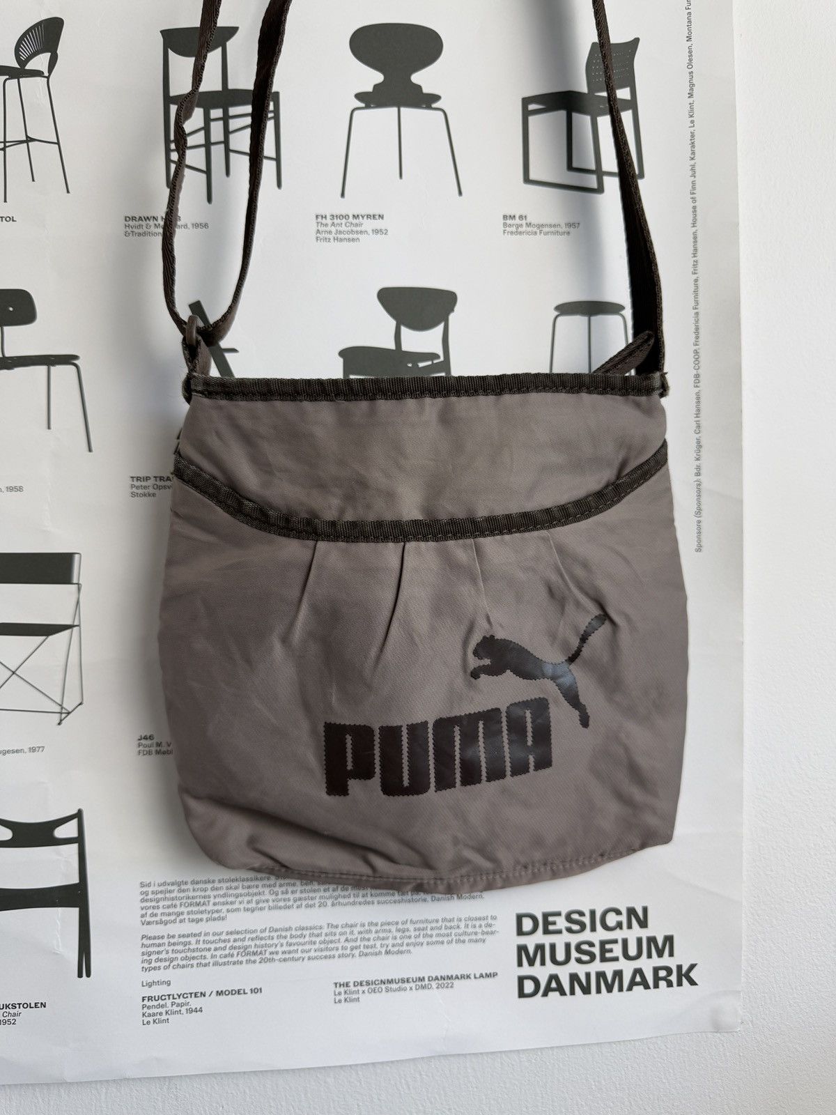 Puma Vintage y2k Puma big logo shoulder bag blockcore skate trend Size ONE SIZE - 3 Thumbnail