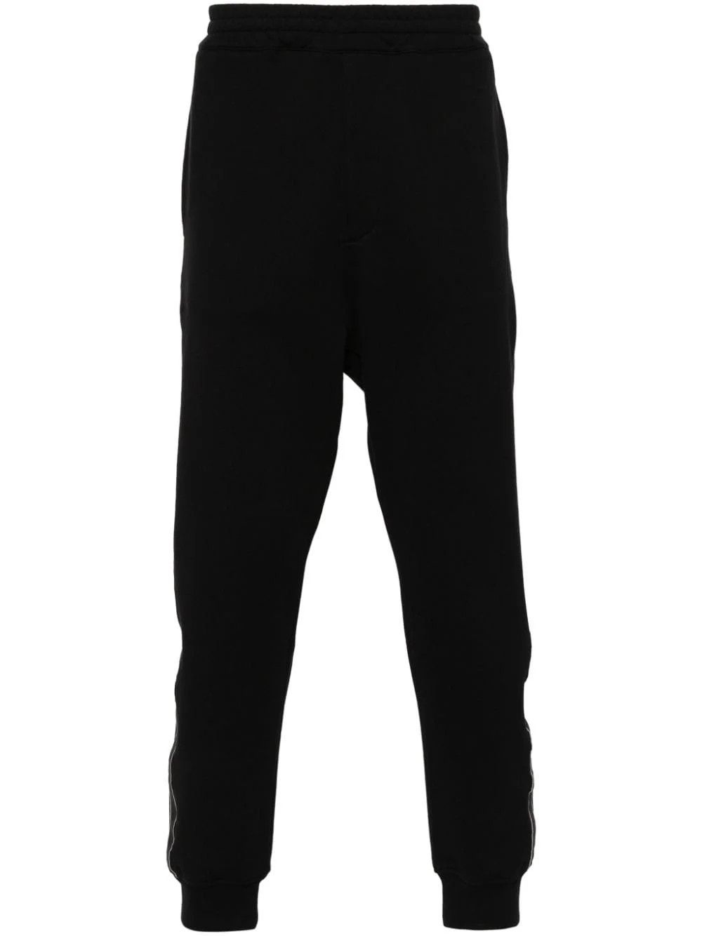 Alexander McQueen o1srvl11e0226 Tape Sweatpants & Joggers In Black Size US 34 / EU 50 - 1 Thumbnail