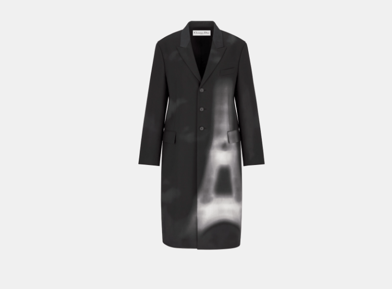 Dior o1w1db11225 421M12 Coat in Black Size M / US 6-8 / IT 42-44 - 1 Thumbnail