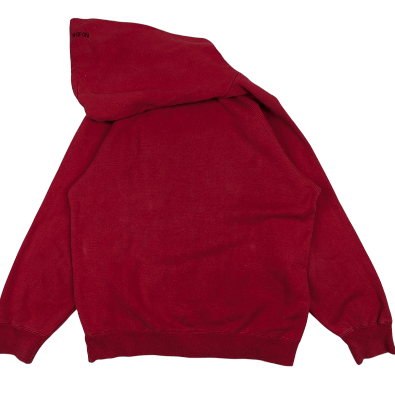 Big John Vintage 90's BIG JOHN Japan Orange Plain Hoodie Sweatshirt Size US S / EU 44-46 / 1 - 7 Thumbnail