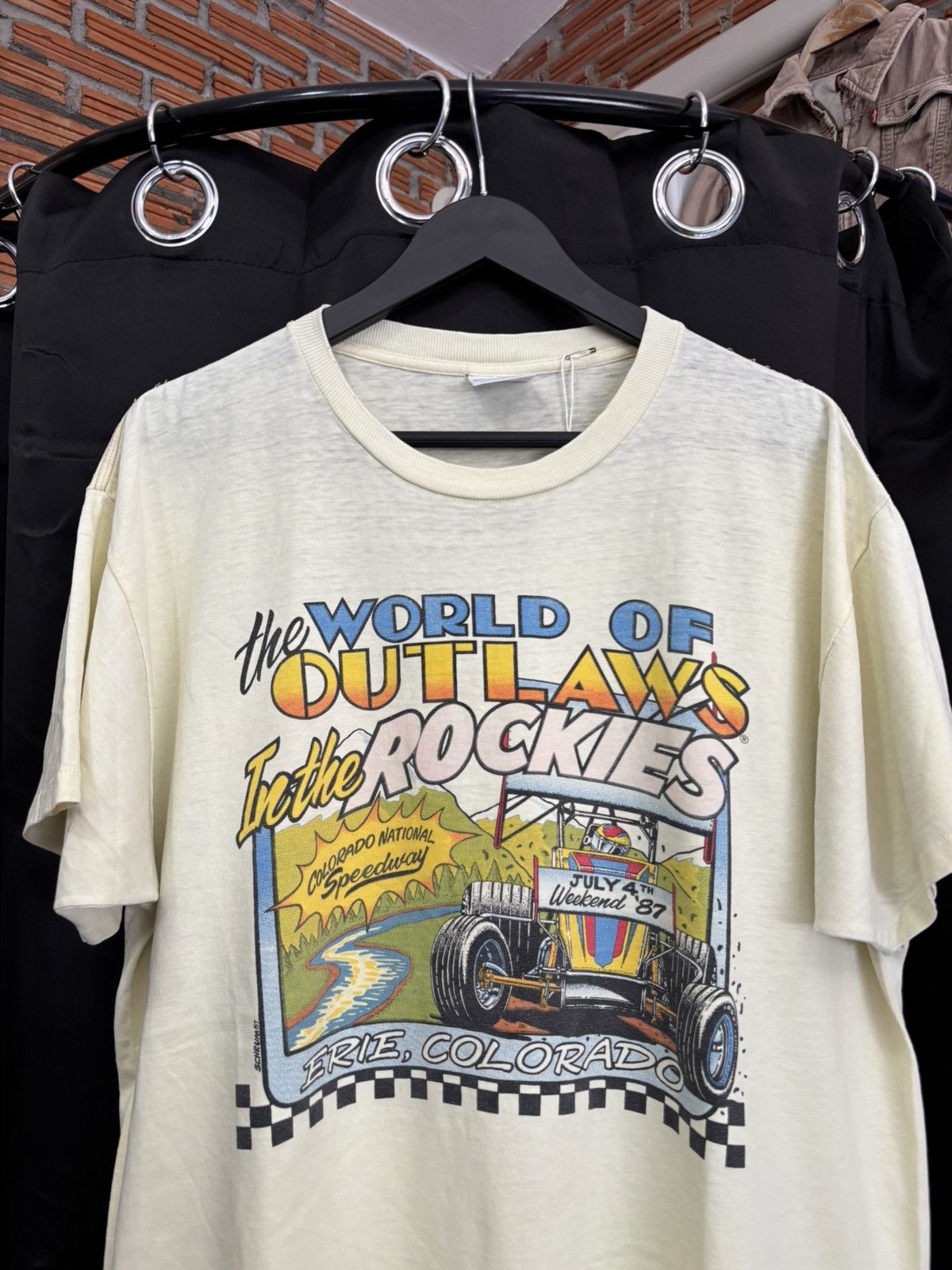 Vintage VINTAGE 1987 World of Outlaws Sprint Car Size US L / EU 52-54 / 3 - 2 Thumbnail