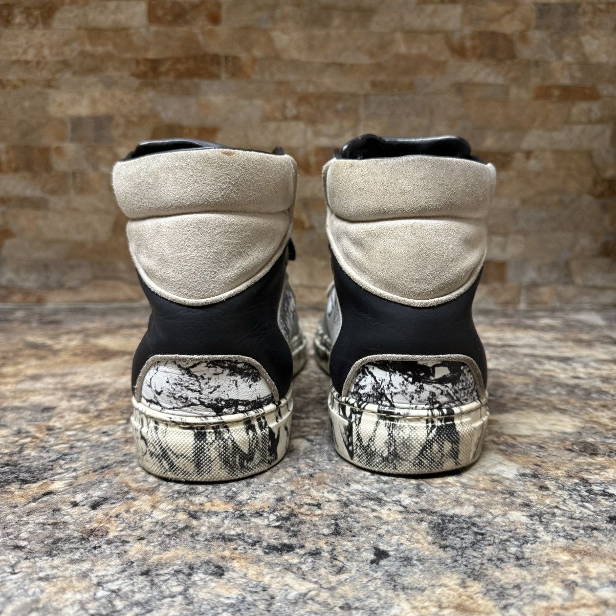 Balenciaga Balenciaga Marble High Top Sneakers Men’s Size 10 US / 43 Size US 10 / EU 43 - 4 Thumbnail