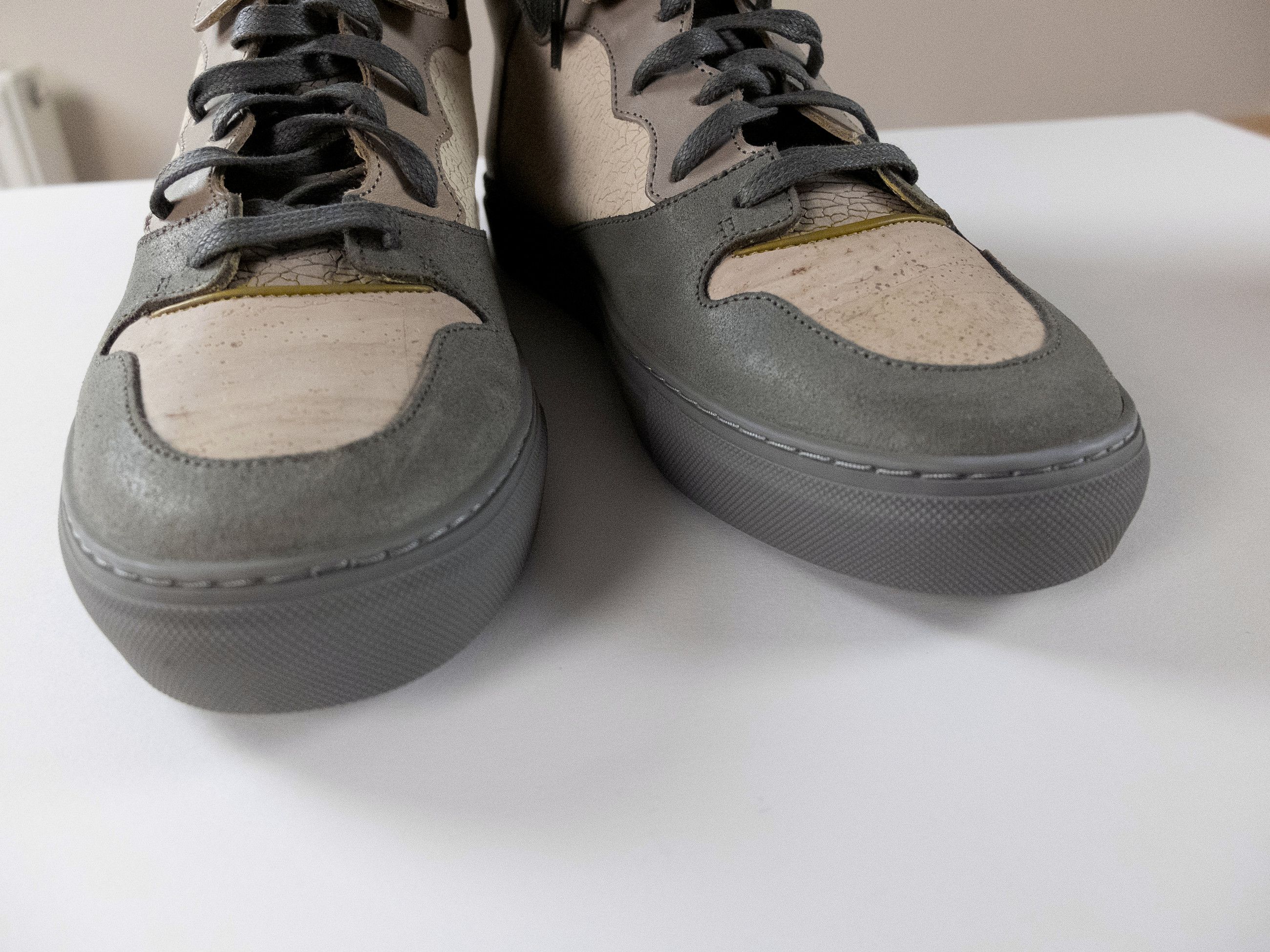 Balenciaga BALENCIAGA Arena crackled cork effect high sneakers 8 41 Size US 8 / EU 41 - 4 Thumbnail