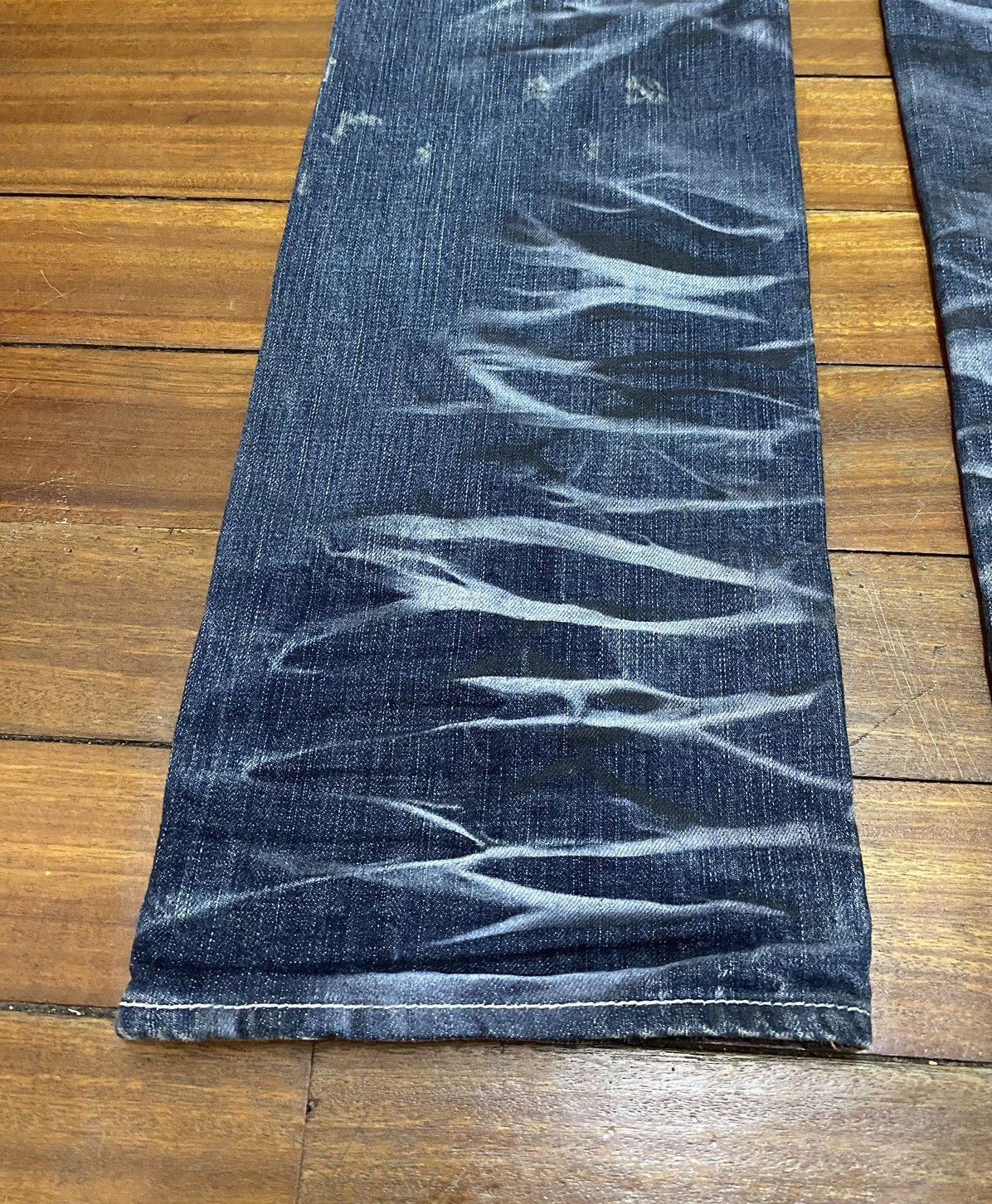 Japanese Brand Rare Design Vintage Brand Urban Craft Distressed Jeans 2000s Size US 35 - 7 Thumbnail