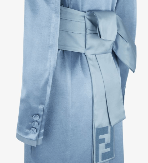 Fendi o1loc1c0824 Overcoat in Blue Size XL / US 12-14 / IT 48-50 - 3 Thumbnail
