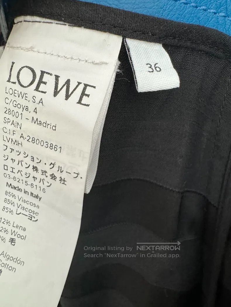 Loewe Loewe Black asymmetrical skirt Size 24" / US 00 / IT 34 - 5 Thumbnail