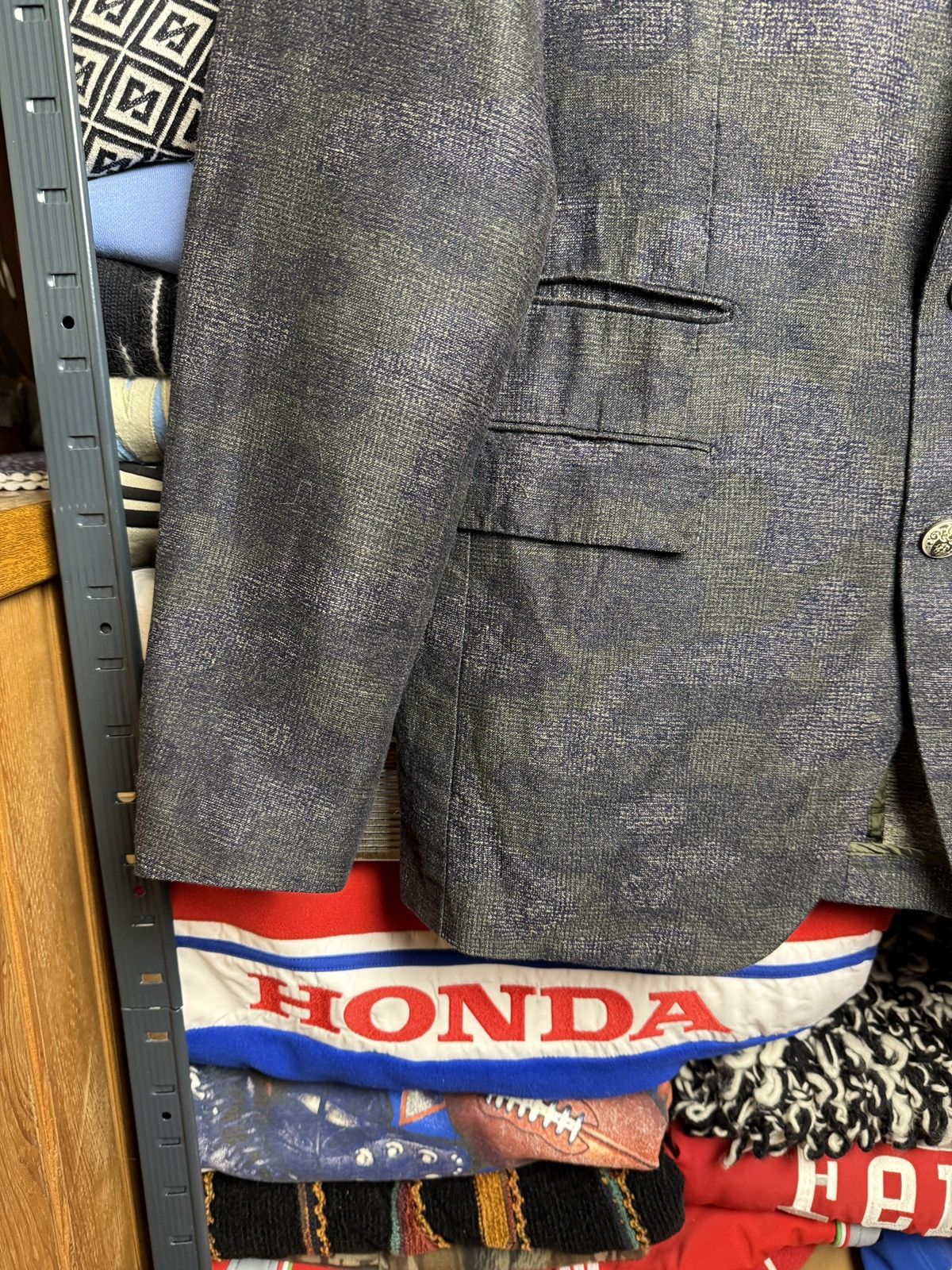 Tagliatore Tagliatore navy button blazer Size 48R - 5 Thumbnail