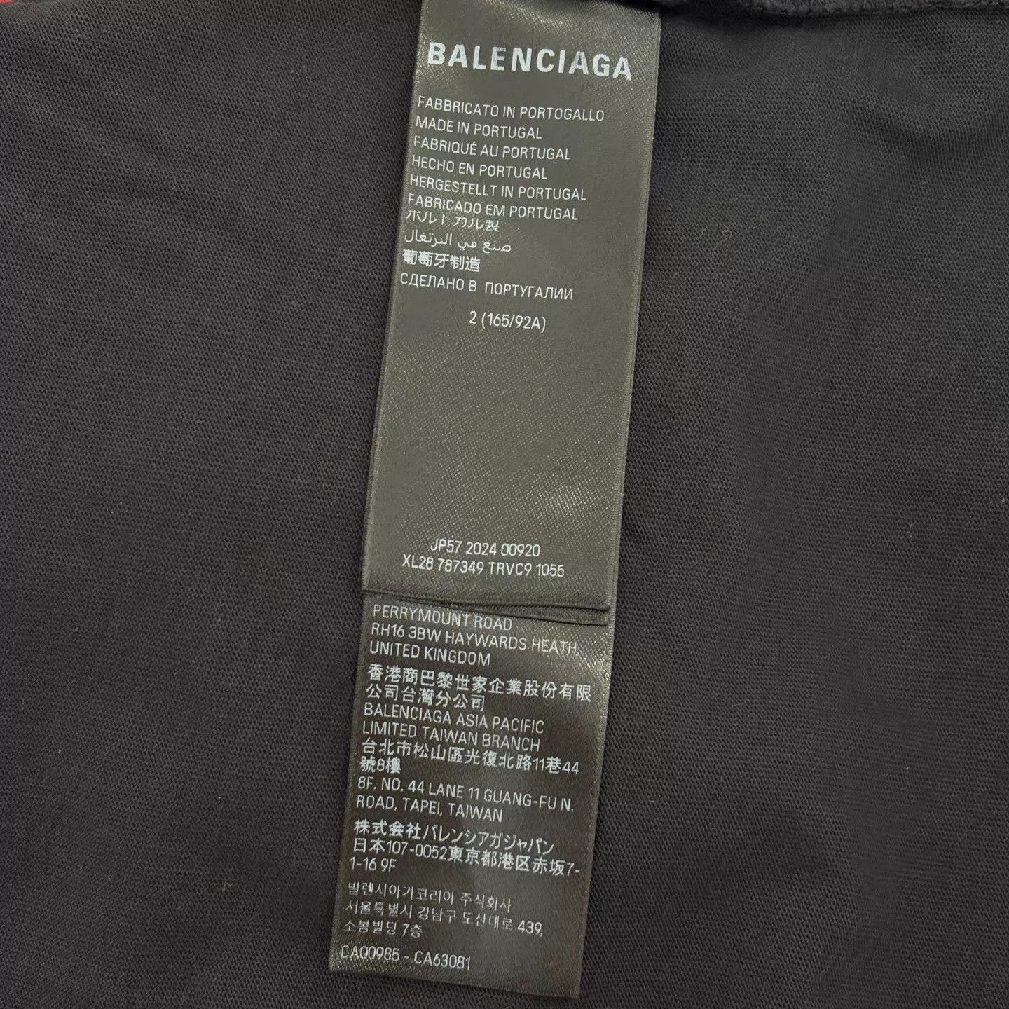 Balenciaga Balenciaga Black Earth Print Ripped SS Tee 2 New Size US M / EU 48-50 / 2 - 4 Thumbnail