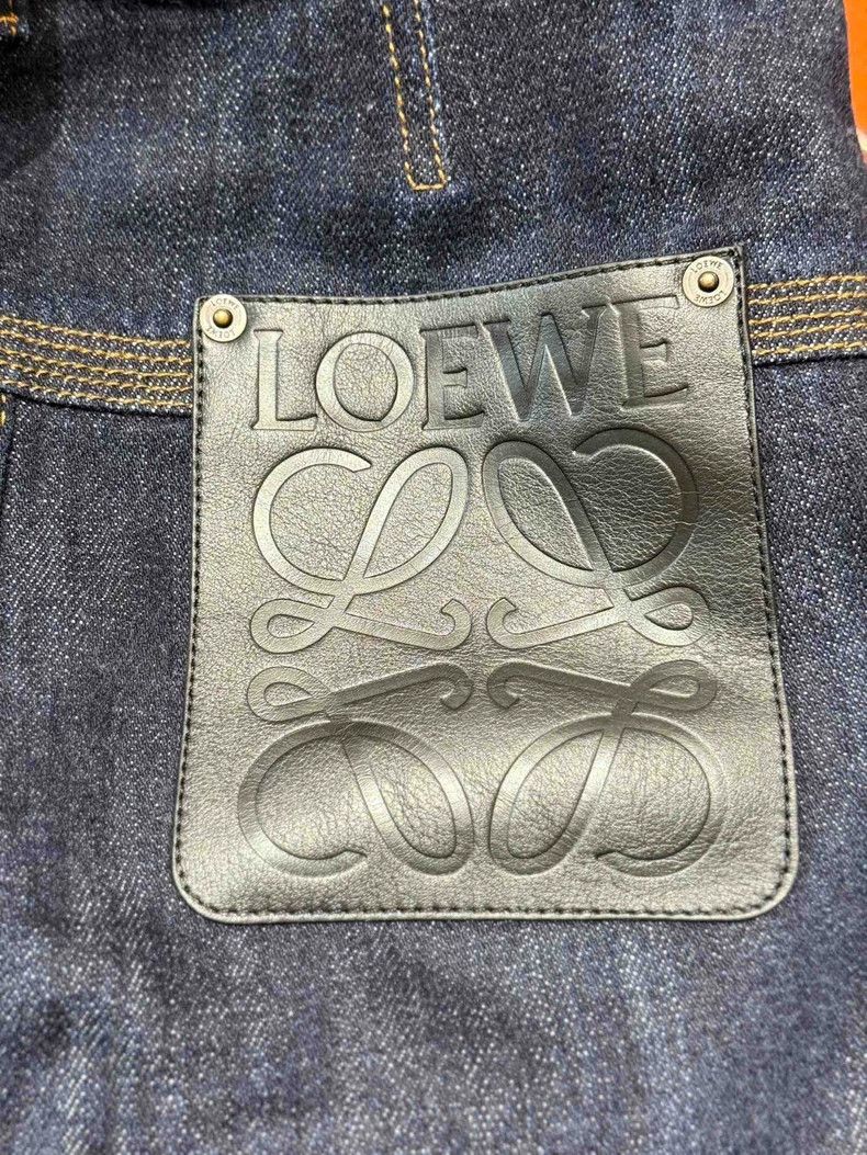 Loewe LOEWE Dark Blue Denim Skirt Shorts Size 34 Size 42" / US 20 - 3 Thumbnail
