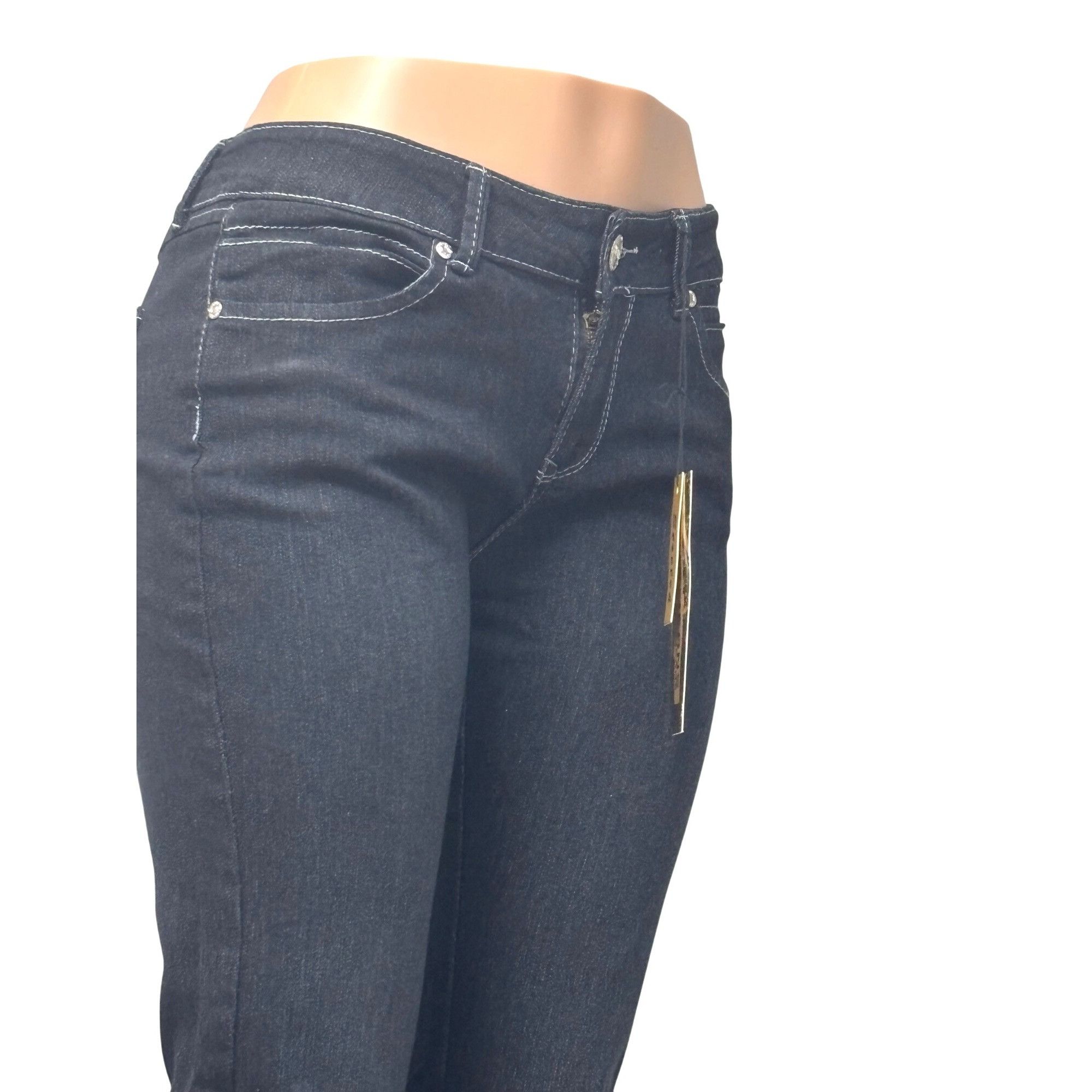 Other Out Jeans Women’s Dark Wash Stretch Skinny Jeans (Jeggings), Size 30" / US 8 / IT 44 - 3 Thumbnail