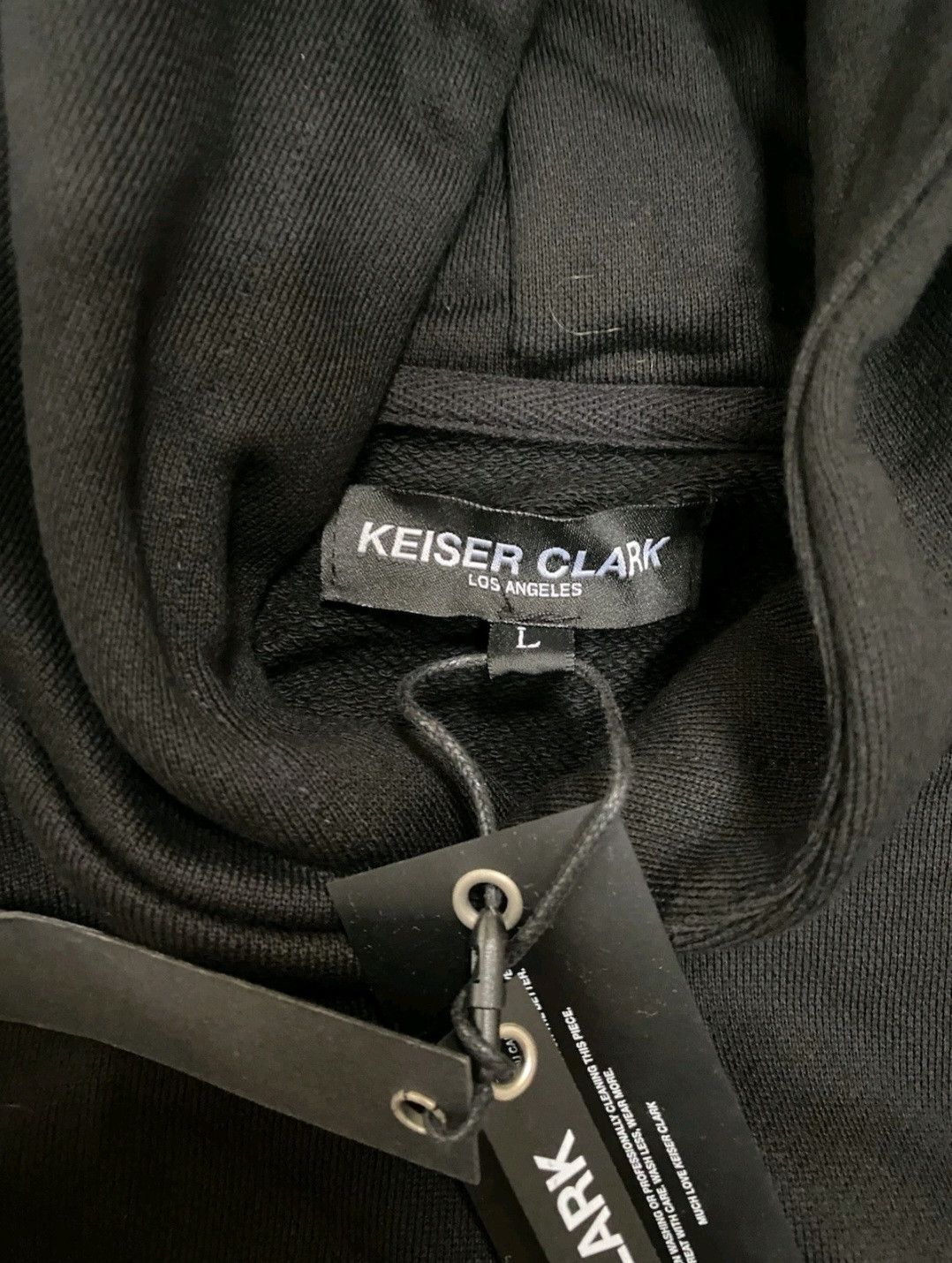Keiser Clark KEISER CLARK Black Electric Daisy Hooded Sweatshirt MSRP$325 Size US L / EU 52-54 / 3 - 4 Thumbnail