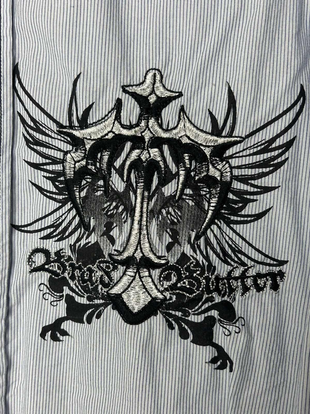 14th Addiction Brad Butter Embroidered Button Up Size US L / EU 52-54 / 3 - 5 Thumbnail