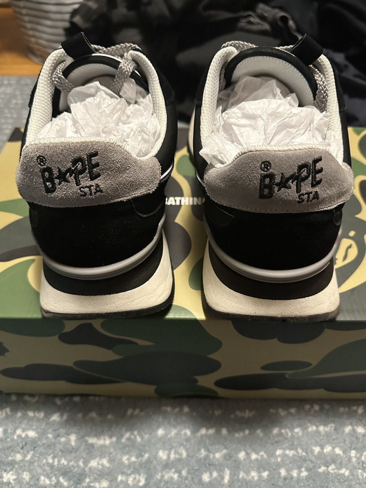 Bape Bape Roadsta Express #3 M1 ‘Black’ Size US 11 / EU 44 - 5 Thumbnail
