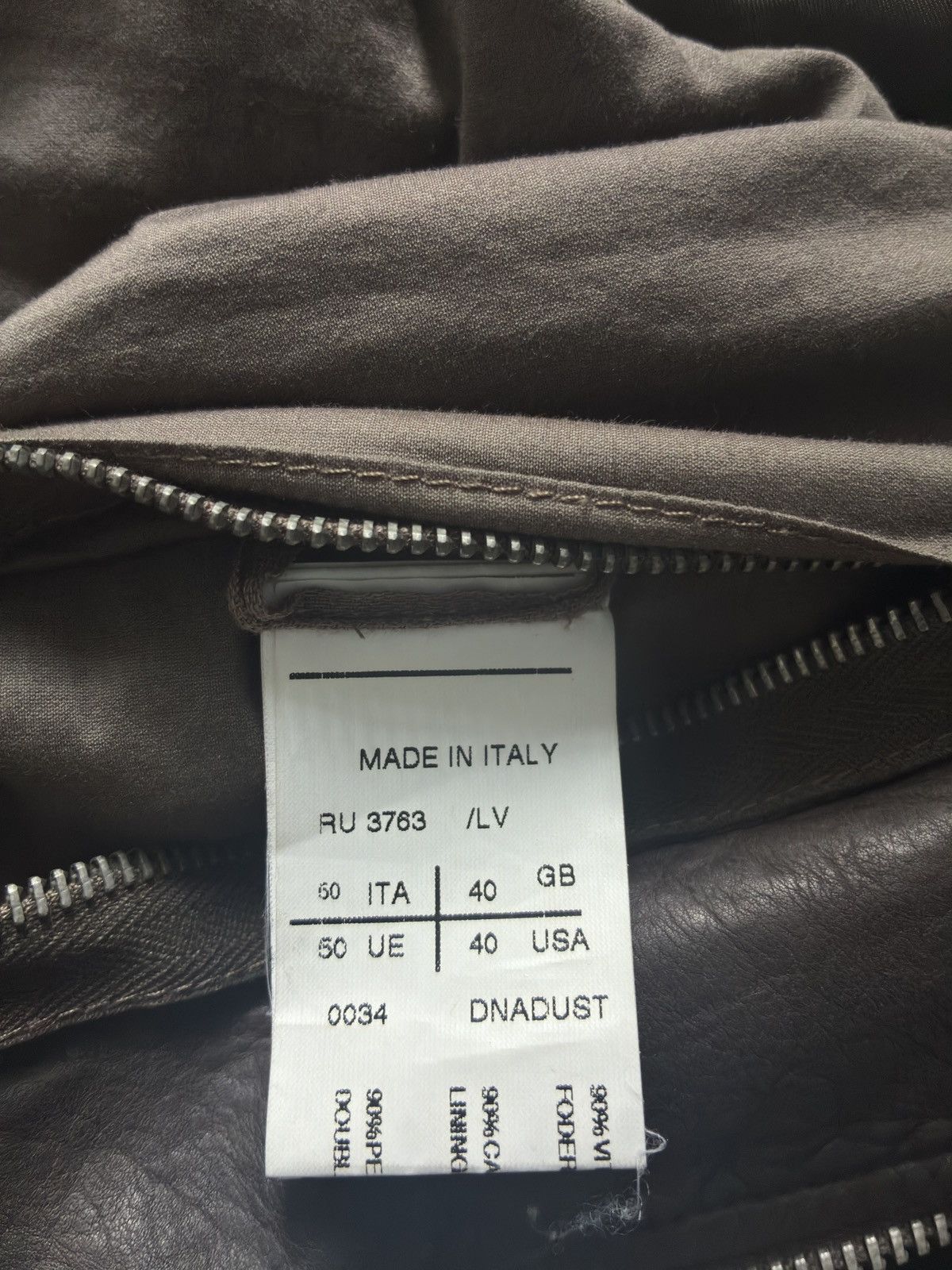 Rick Owens Rick Owens SS12 Sternberg Calf Leather Jacket Size US M / EU 48-50 / 2 - 5 Thumbnail
