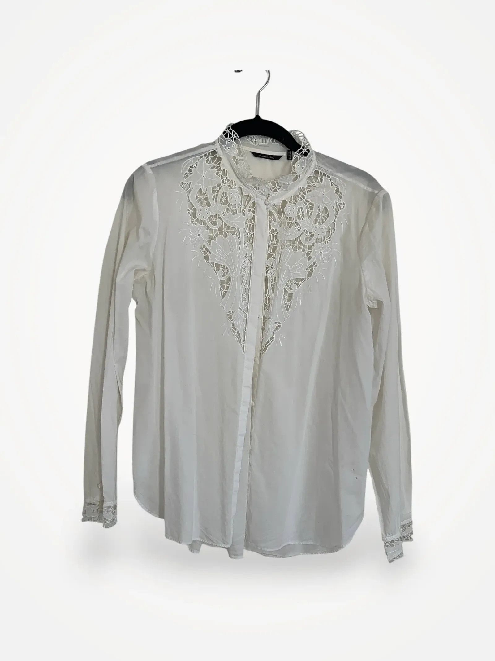Massimo Dutti Blouse in White, Women's (Size Small)