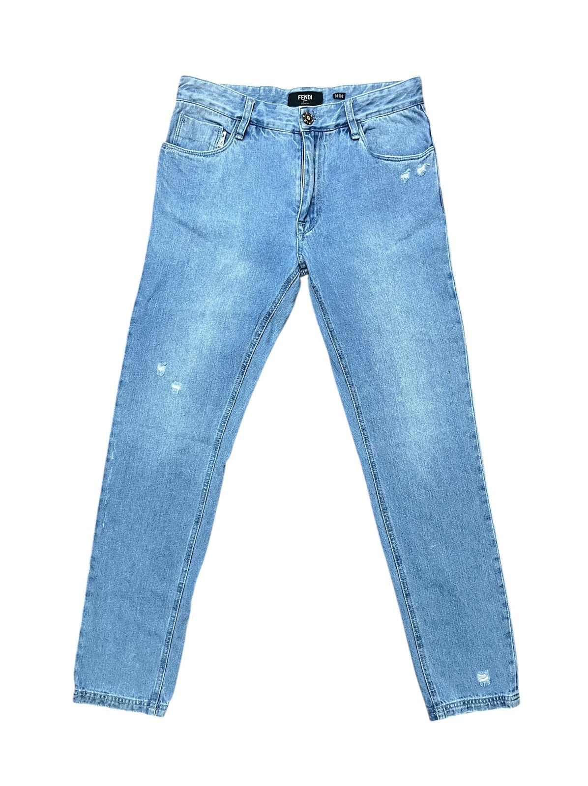 Fendi Fendi fiend ripped jeans Size US 32 / EU 48 - 1 Thumbnail