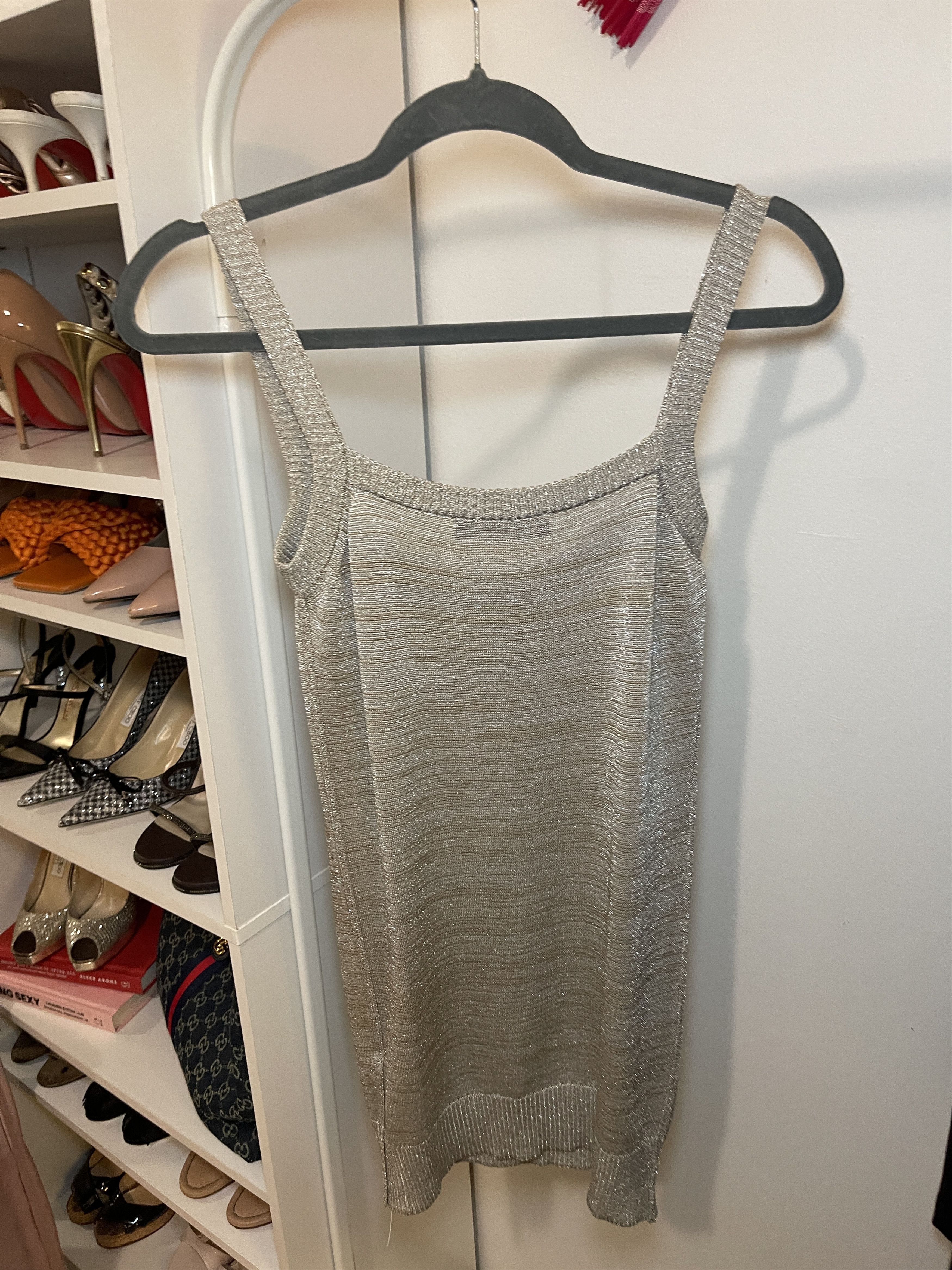 Dolce & Gabbana Dolce & Gabbana Metallic Mini Dress Size XS / US 0-2 / IT 36-38 - 5 Thumbnail
