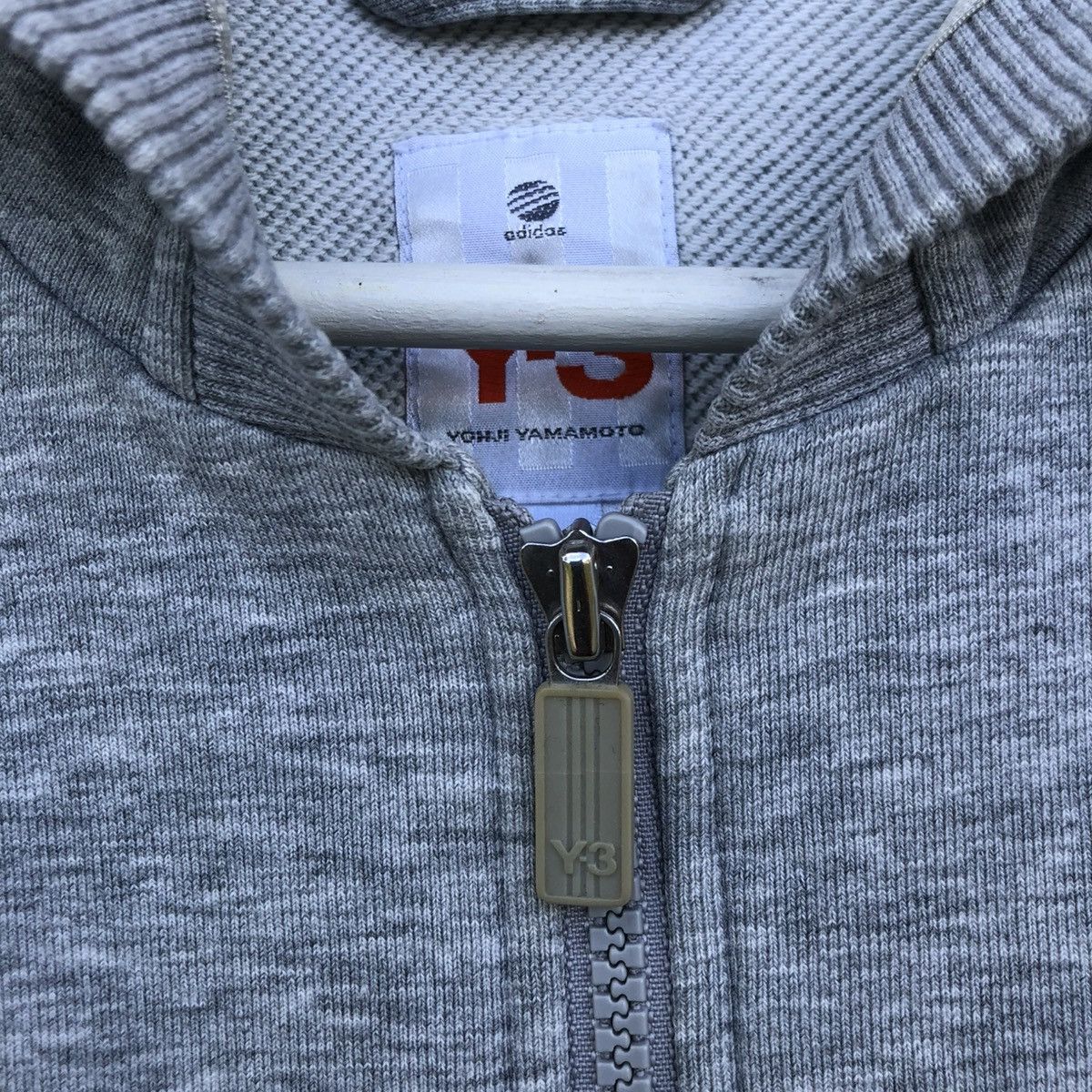 Yohji Yamamoto Vintage Y-3 Adidas Yohji Yamamoto Hoodie Zipper Sweatshirt Size S / US 4 / IT 40 - 6 Thumbnail