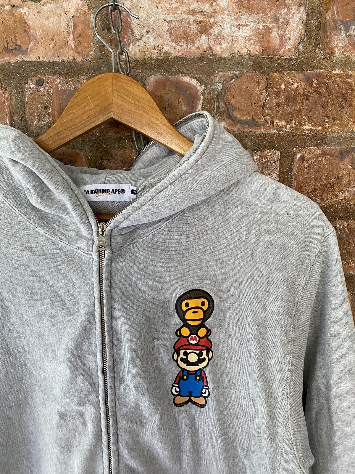 Bape Bape x Nintendo Mario Baby Milo Full Zip Hoodie Size US M / EU 48-50 / 2 - 5 Thumbnail