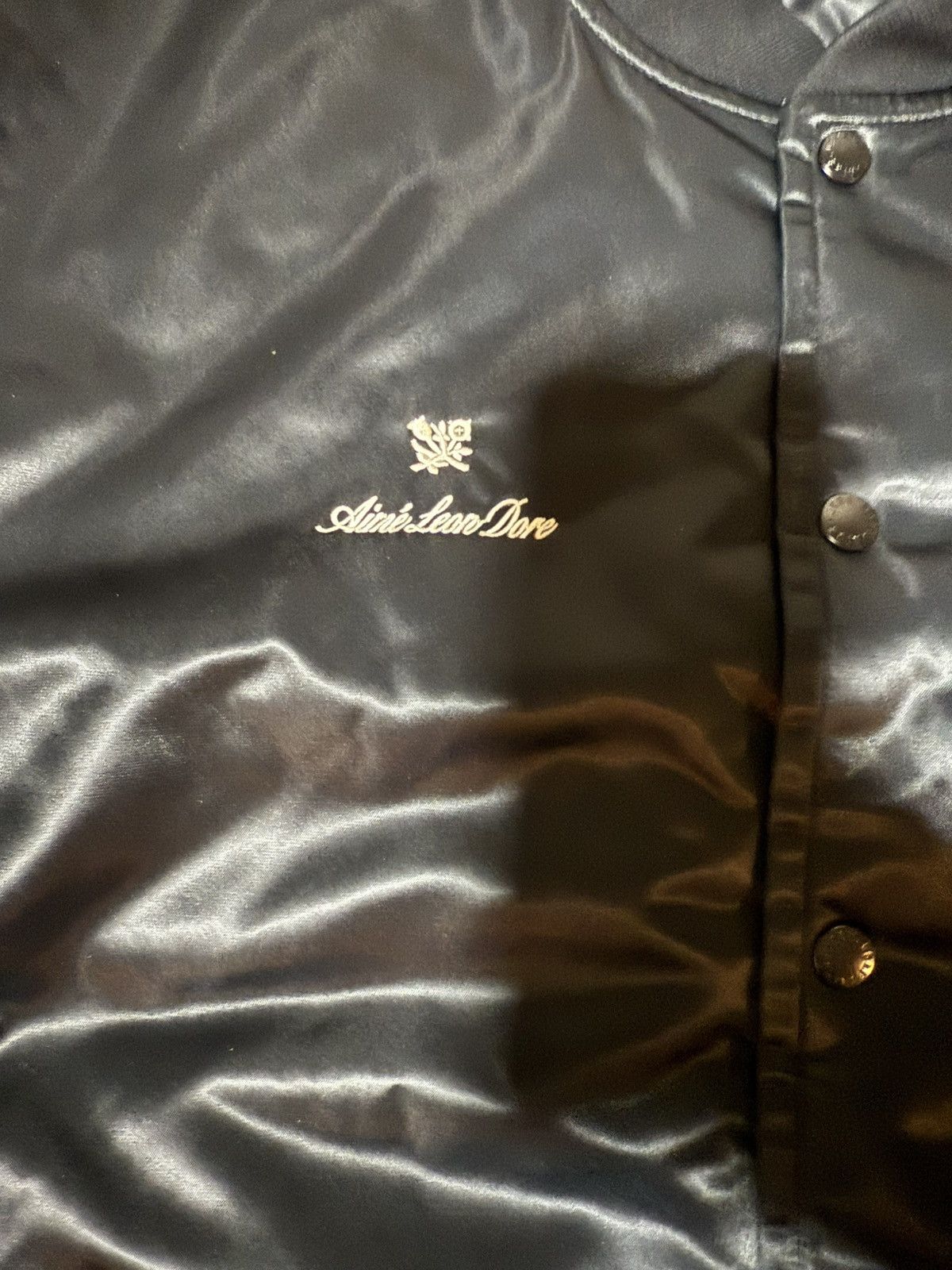 Aime Leon Dore Aime Leon Dore NY Mets Satin Varsity Bomber Jacket Black XXL Size US XXL / EU 58 / 5 - 10 Thumbnail