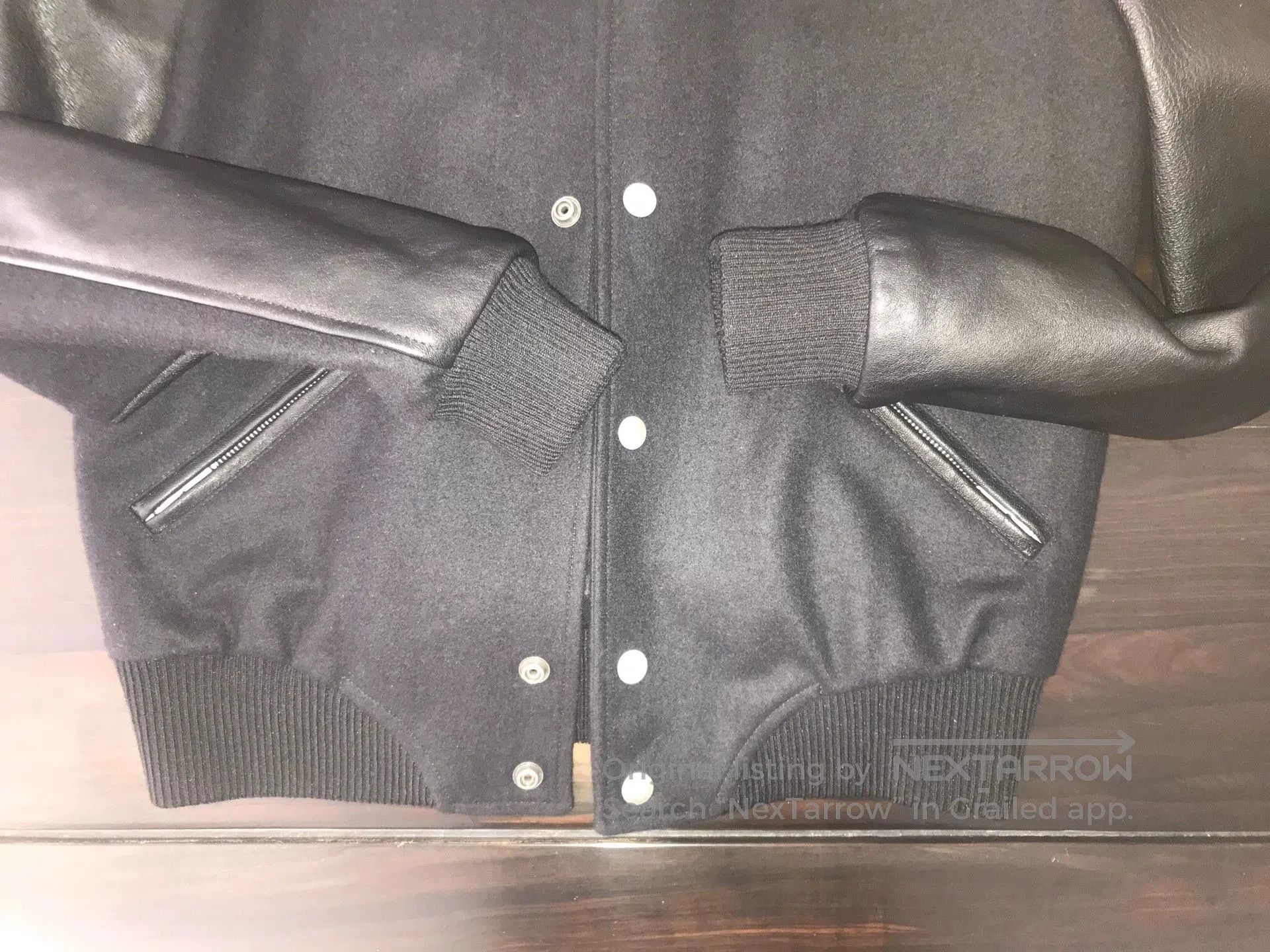 Yves Saint Laurent saint laurent wool and leather varsity jacket. Size US M / EU 48-50 / 2 - 4 Thumbnail