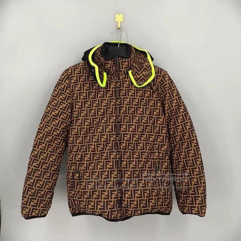 Fendi Fendi Reversible Monogram Print Down Jacket. Size US XS / EU 42 / 0 - 1 Thumbnail