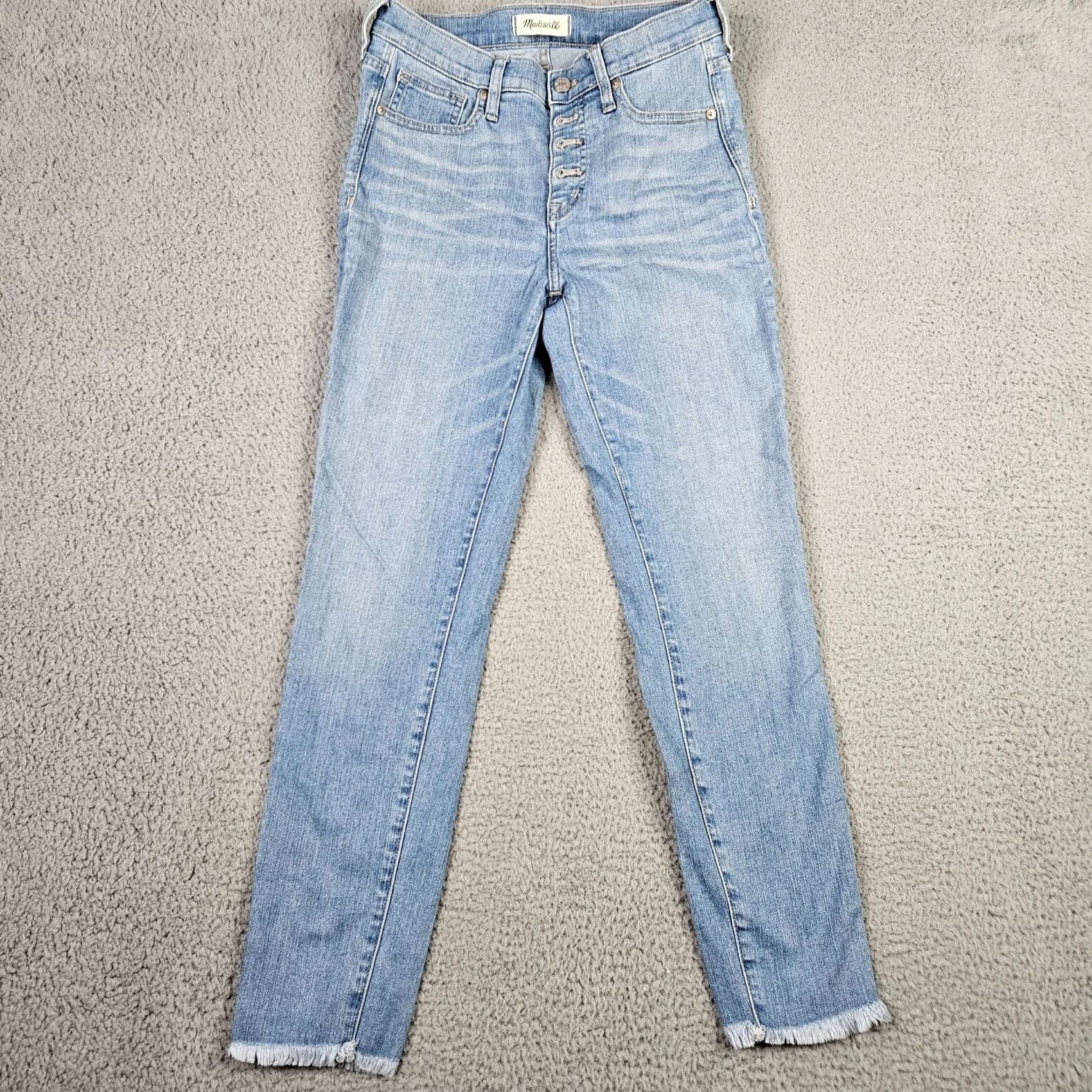 Madewell Madewell Jeans Five pockets Denim 9” High-Rise Skinny Crop Blue Size 26 Womens Regular Size 26" / US 2 / IT 38 - 2 Thumbnail