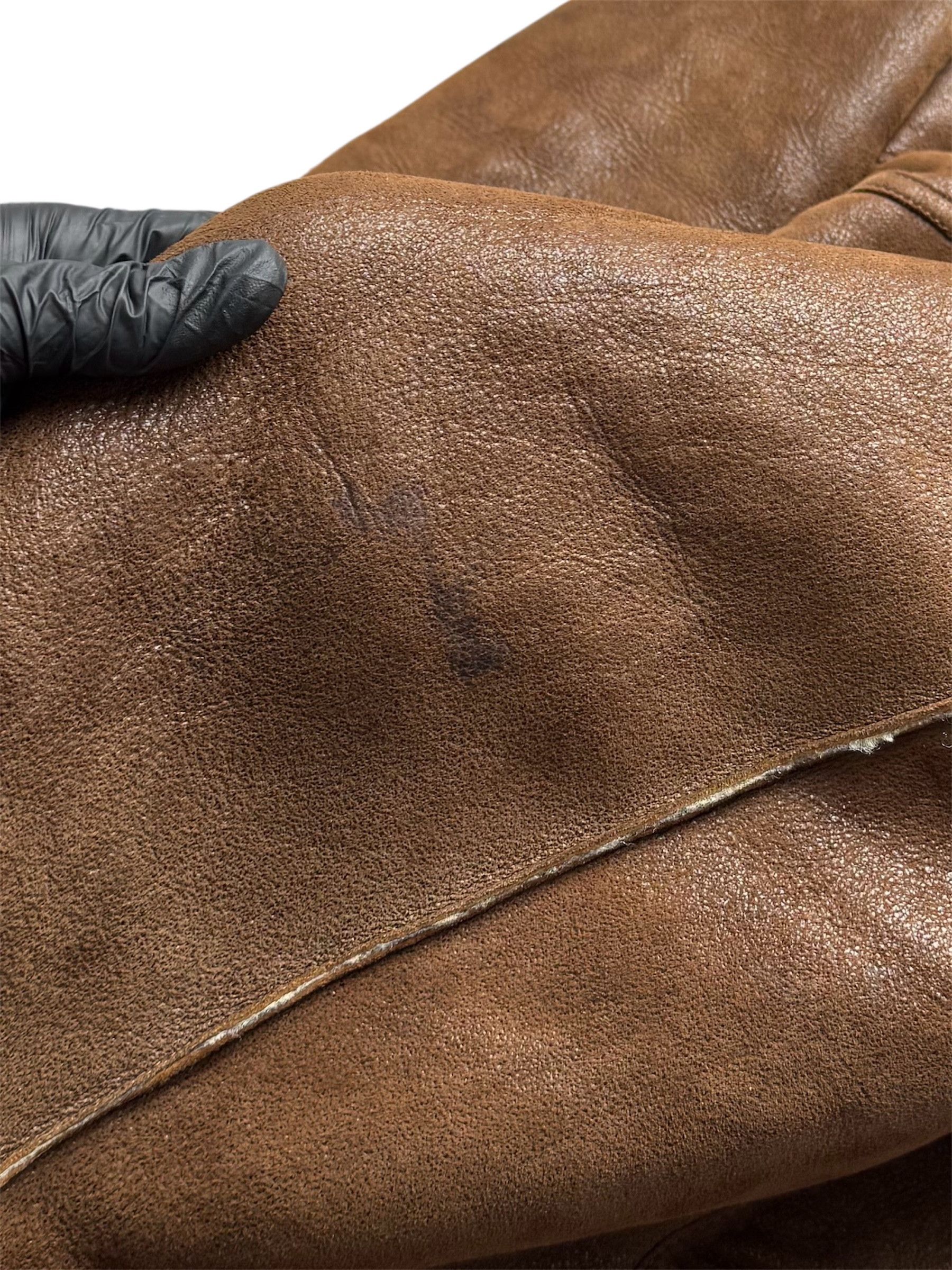 Vintage Real Sheepskin Hooded Coat From The 90's(V366) Size S / US 4 / IT 40 - 4 Thumbnail