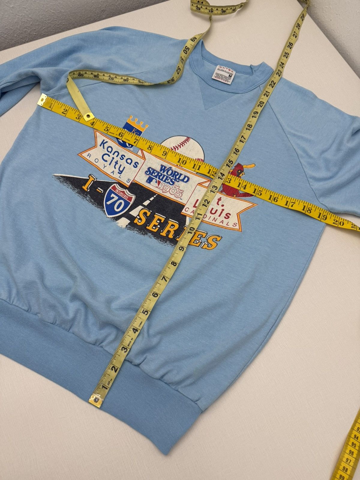 MLB Vintage 80s Royals Vs Cardinals 1985 WorldSeries I-70 Series Size US M / EU 48-50 / 2 - 6 Thumbnail