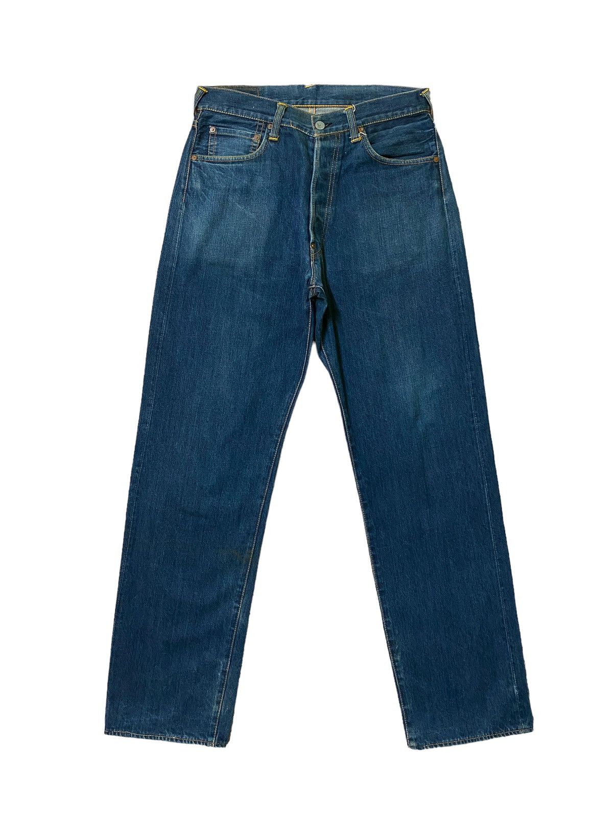 Evisu Evisu Yellow Daicock Denim Jeans Size US 30 / EU 46 - 2 Thumbnail