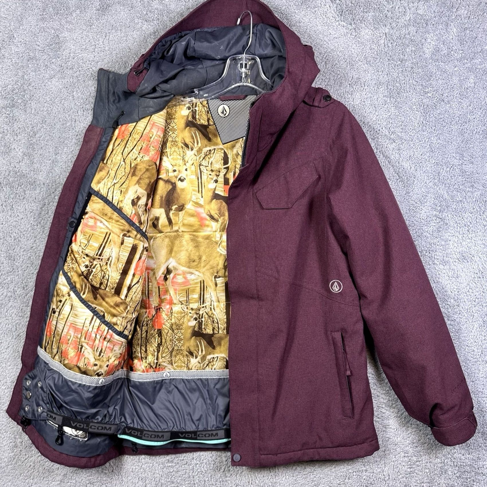 Volcom VINTAGE Volcom Jacket Mens M Snowboard Ski Rare Wing Insulated 15kmm Deer Lined Size US M / EU 48-50 / 2 - 2 Thumbnail