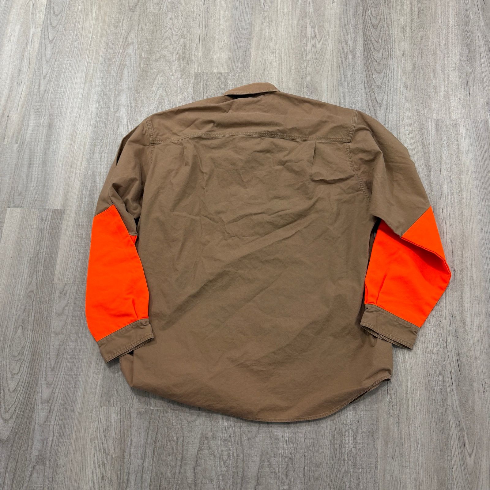 Columbia Columbia Shooting Shirt Men's Extra Large Tan Blaze Orange Size US XL / EU 56 / 4 - 6 Thumbnail