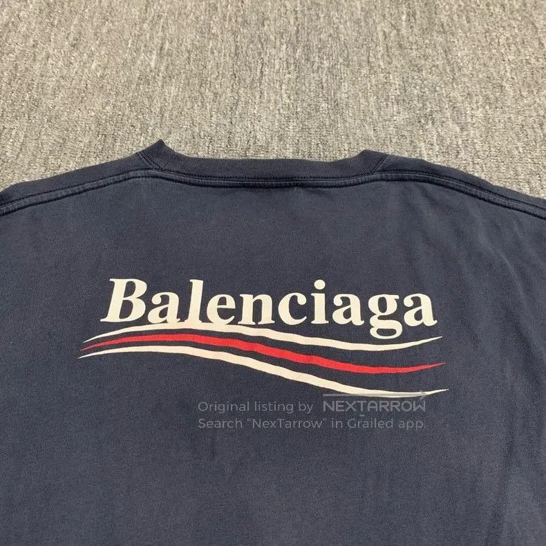 Balenciaga Balenciaga Navy Coke Short Sleeve Tee. Size US XL / EU 56 / 4 - 6 Thumbnail