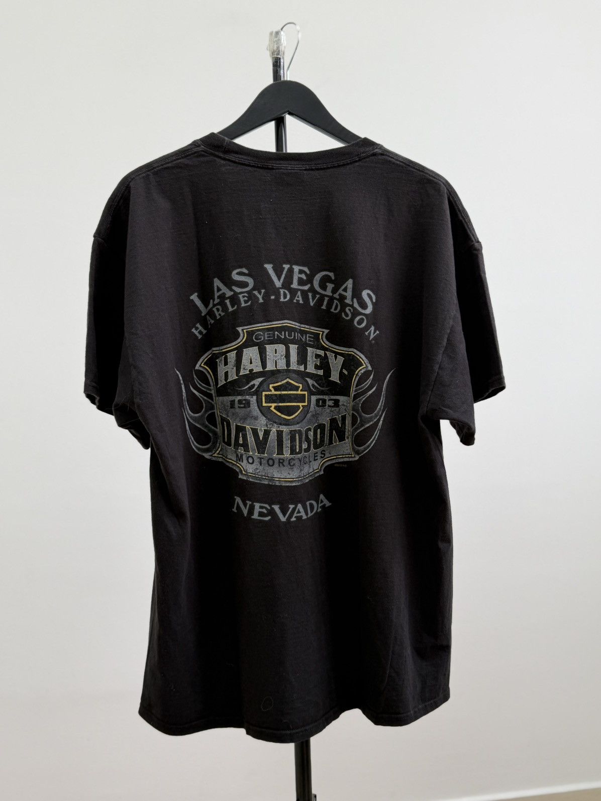 Harley Davidson Vintage Harley-Davidson Logo 2000s T-Shirt Y2K Size US M / EU 48-50 / 2 - 9 Thumbnail