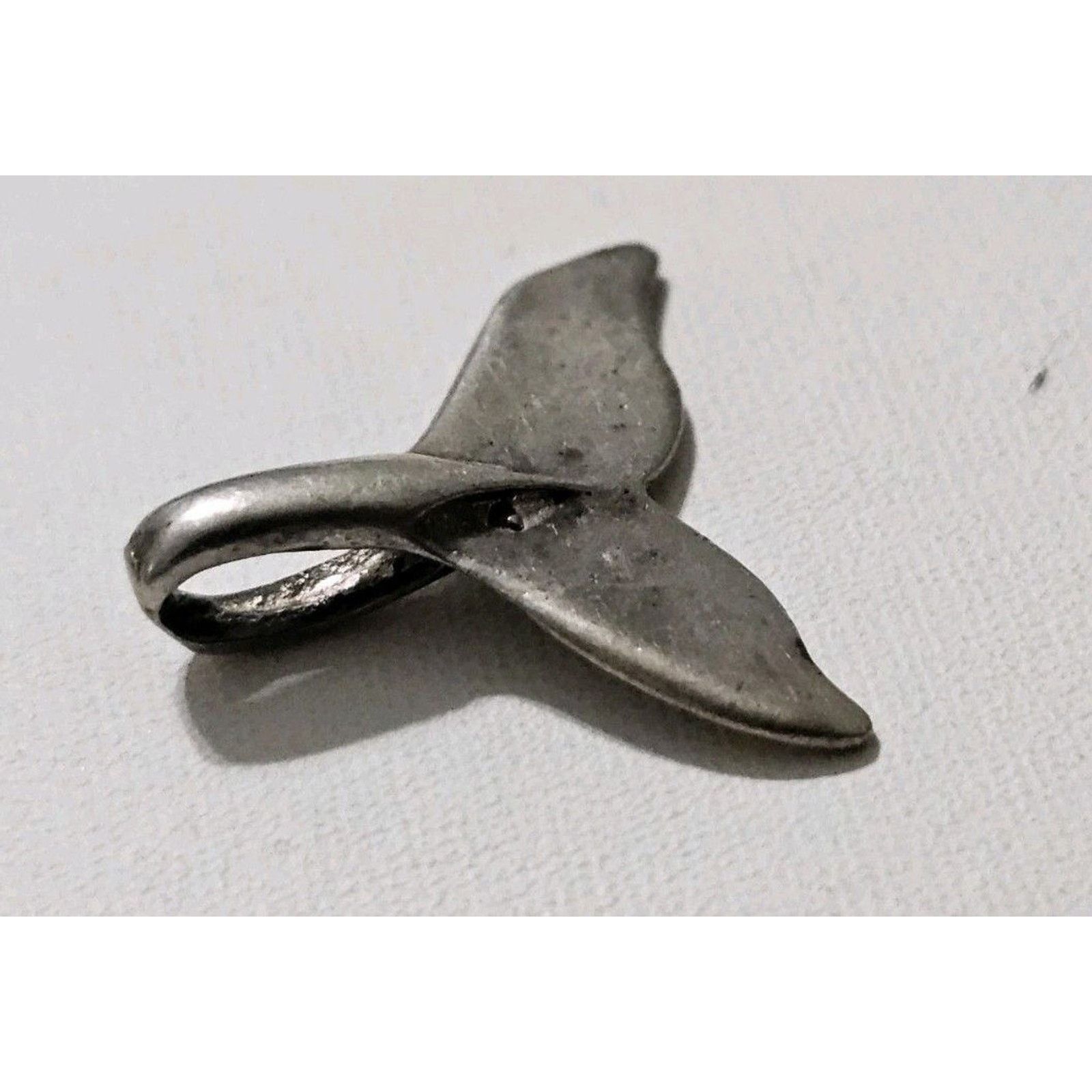 Other Sterling Silver 925 Whale Tail Slide Pendant Size ONE SIZE - 2 Thumbnail